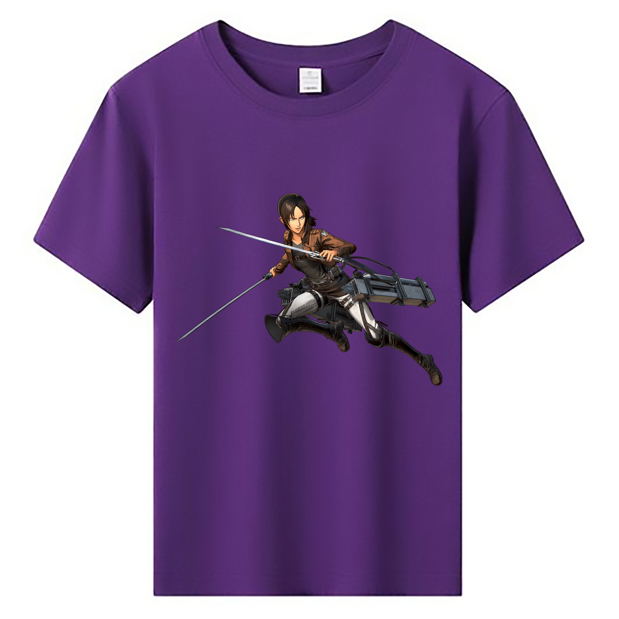 （画像用） 進撃の巨人 Attack on Titan 綿100％キッズTシャツ（フロントプリント）