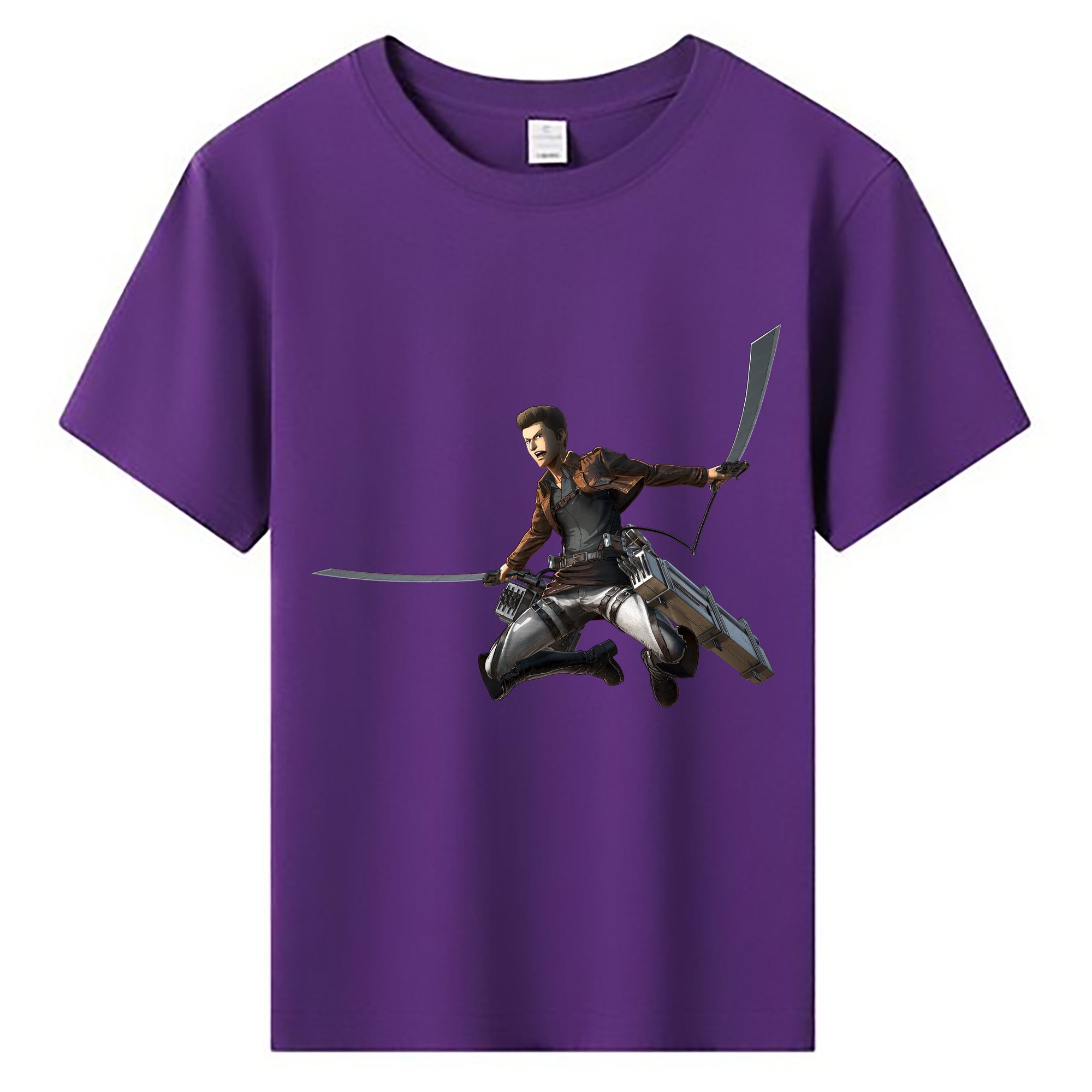 （画像用） 進撃の巨人 Attack on Titan 綿100％キッズTシャツ（フロントプリント）