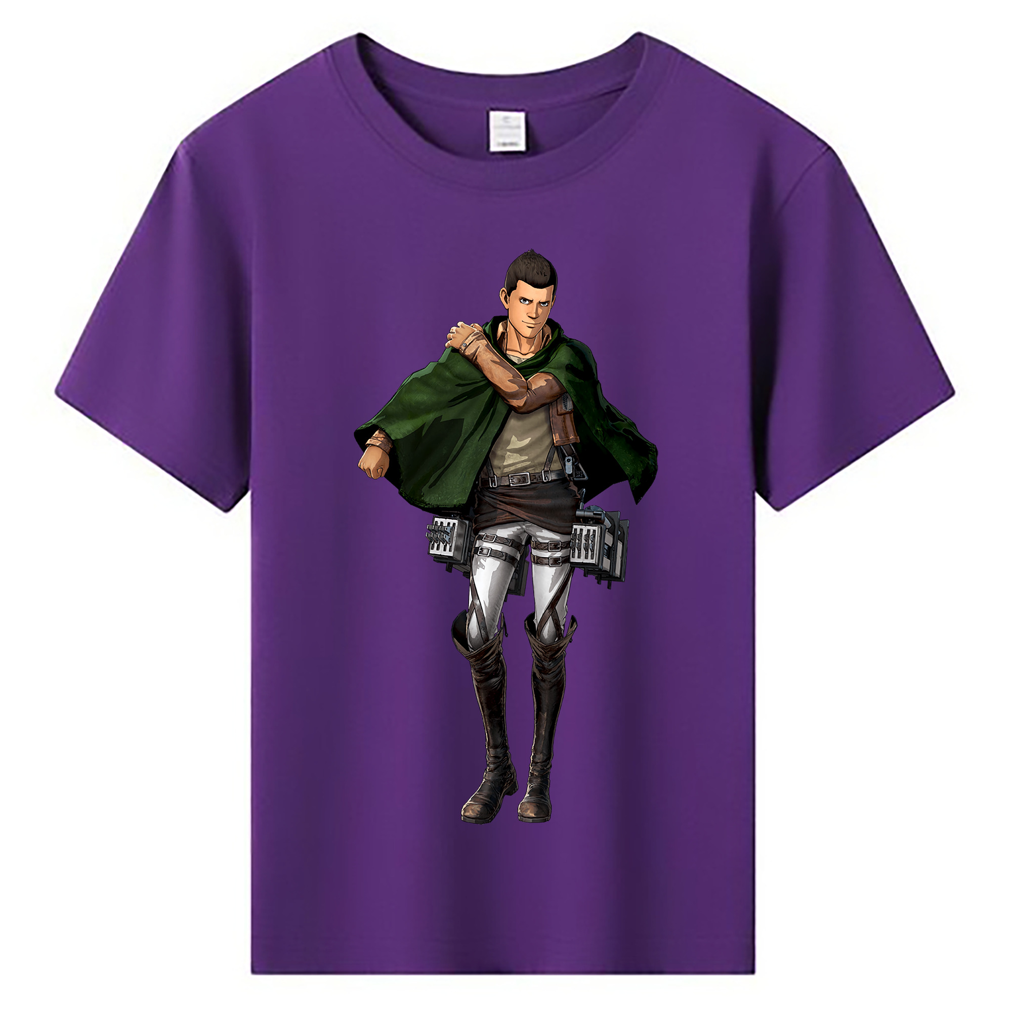 （画像用） 進撃の巨人 Attack on Titan 綿100％キッズTシャツ（フロントプリント）