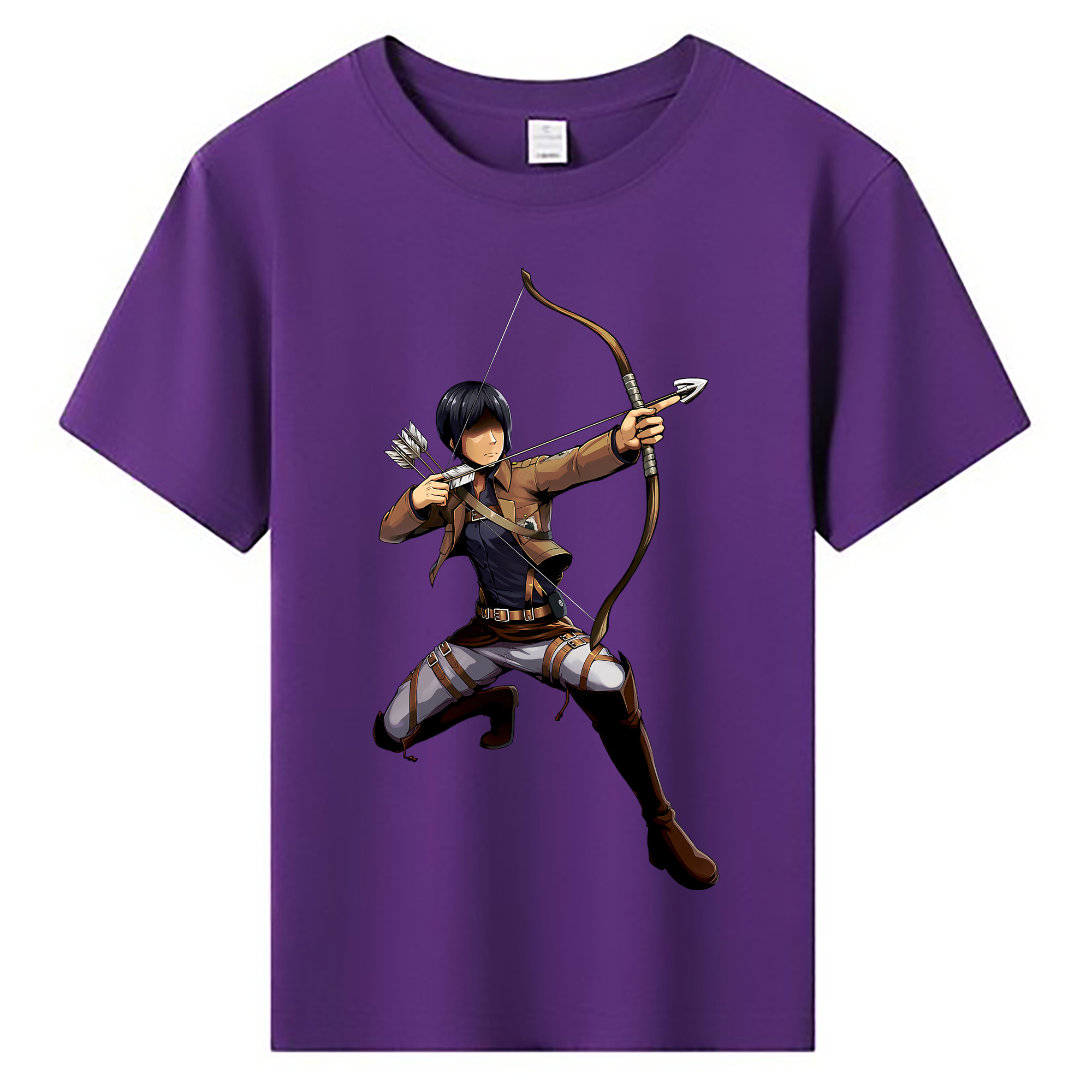 （画像用） 進撃の巨人 Attack on Titan 綿100％キッズTシャツ（フロントプリント）