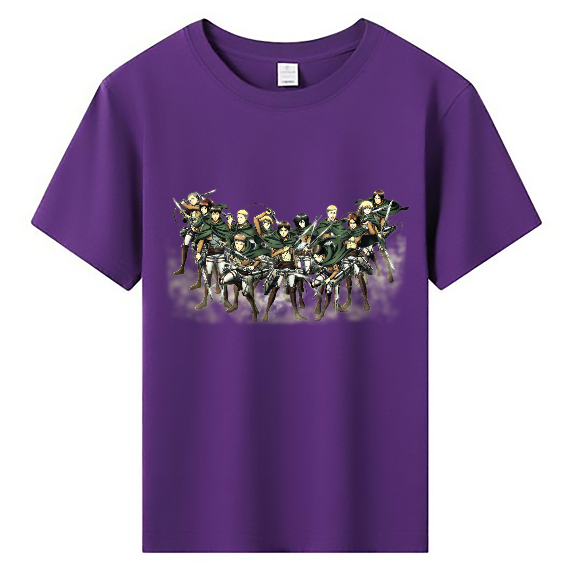 （画像用） 進撃の巨人 Attack on Titan 綿100％キッズTシャツ（フロントプリント）