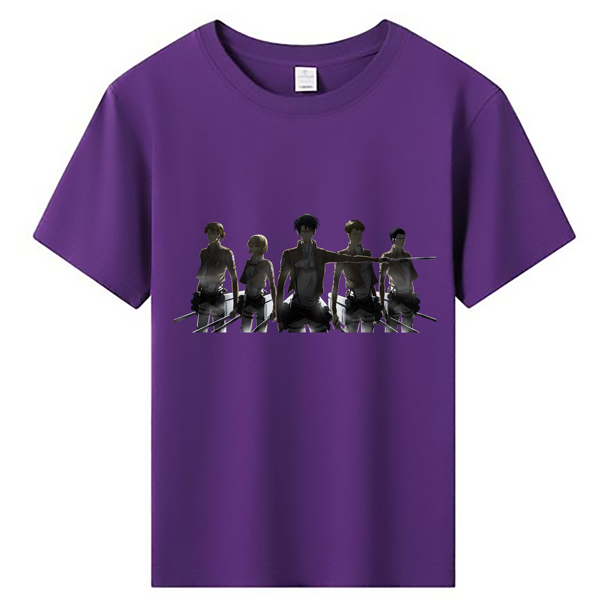 （画像用） 進撃の巨人 Attack on Titan 綿100％キッズTシャツ（フロントプリント）