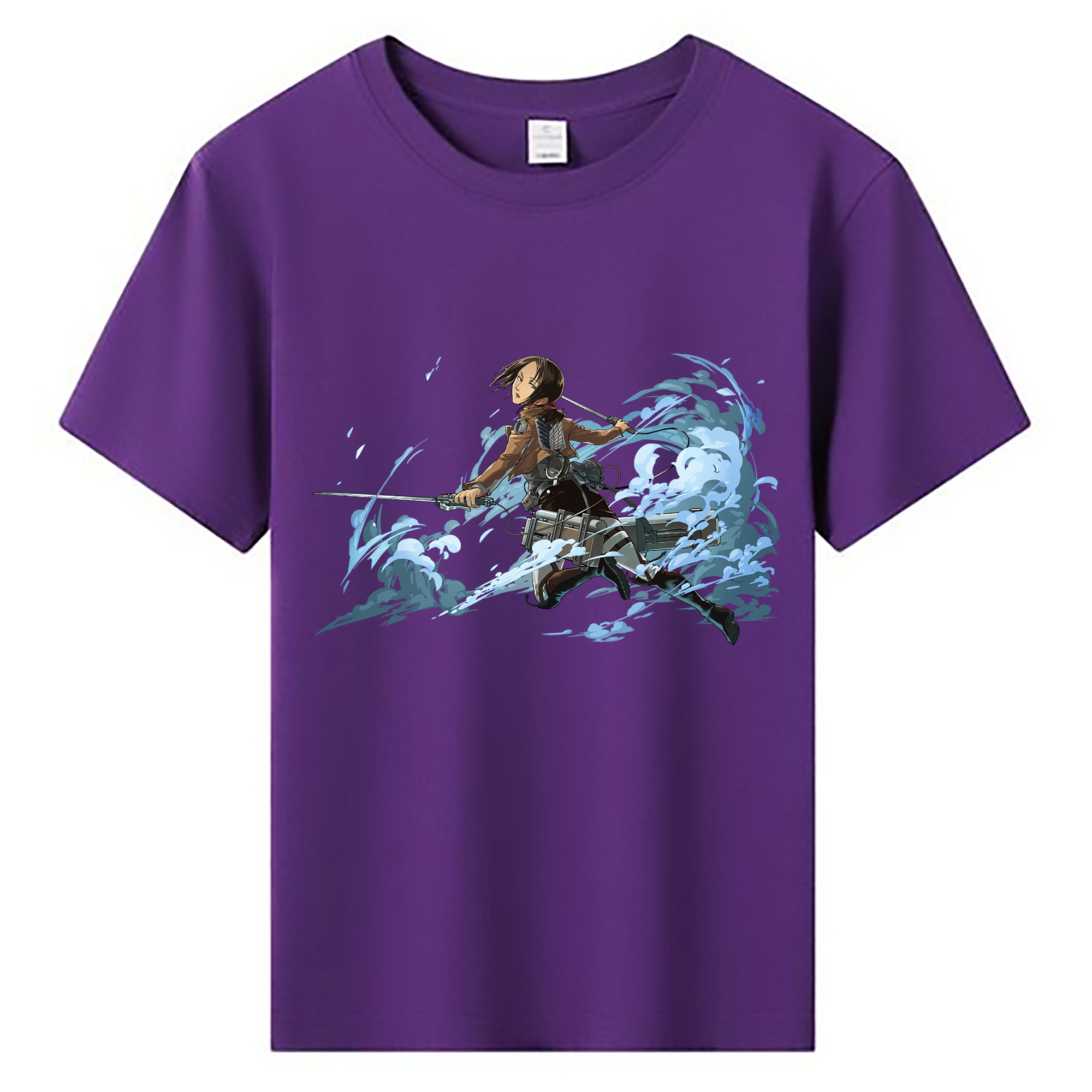 （画像用） 進撃の巨人 Attack on Titan 綿100％キッズTシャツ（フロントプリント）