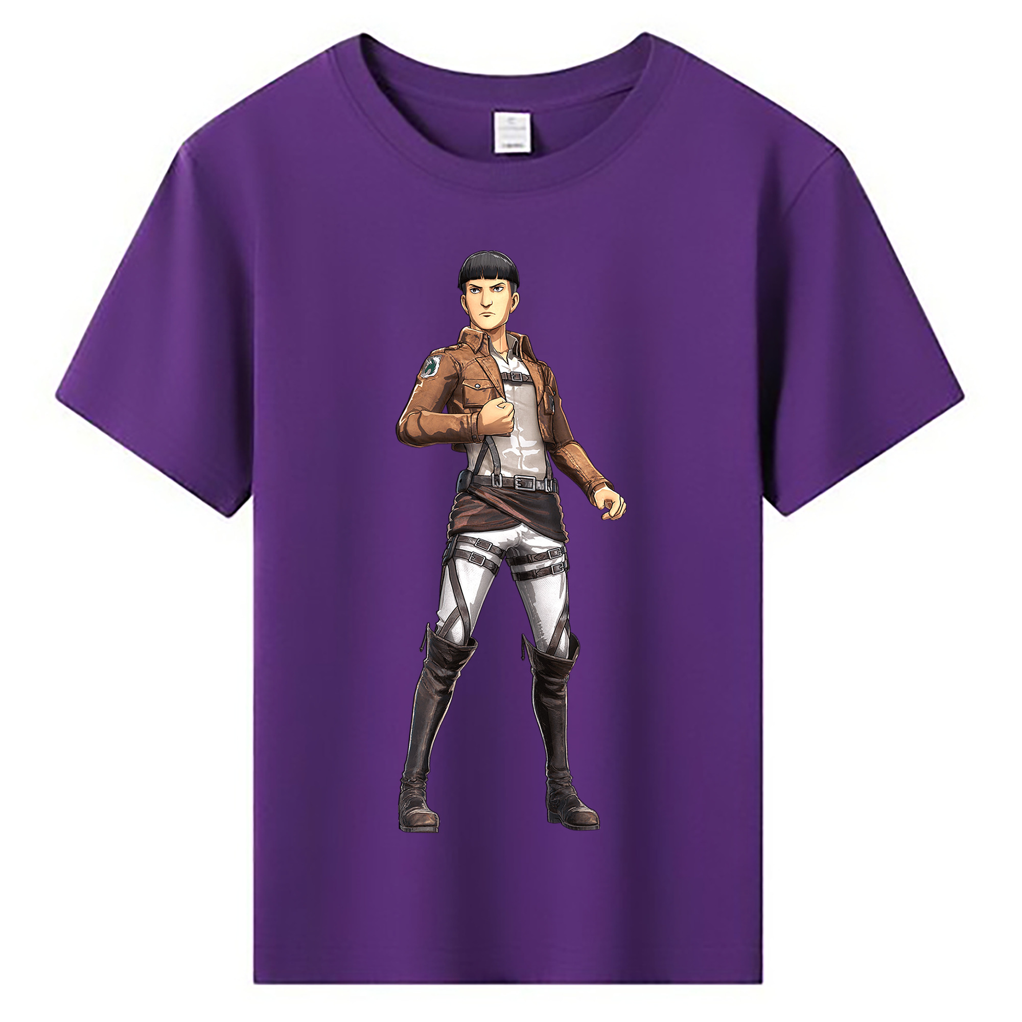 （画像用） 進撃の巨人 Attack on Titan 綿100％キッズTシャツ（フロントプリント）