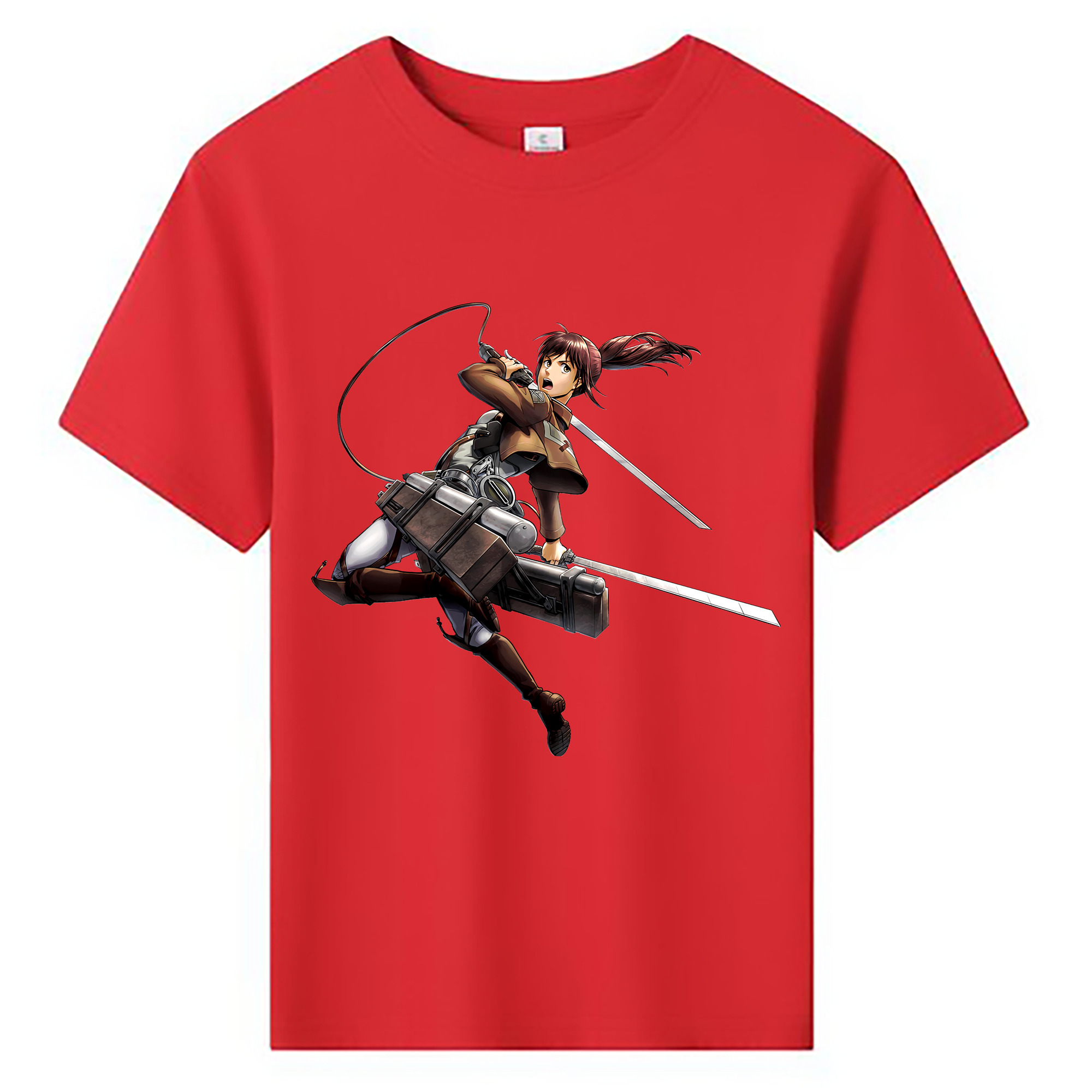 （画像用） 進撃の巨人 サシャ·ブラウス Attack on Titan Sasha Blaus 綿100％キッズTシャツ（フロントプリント）