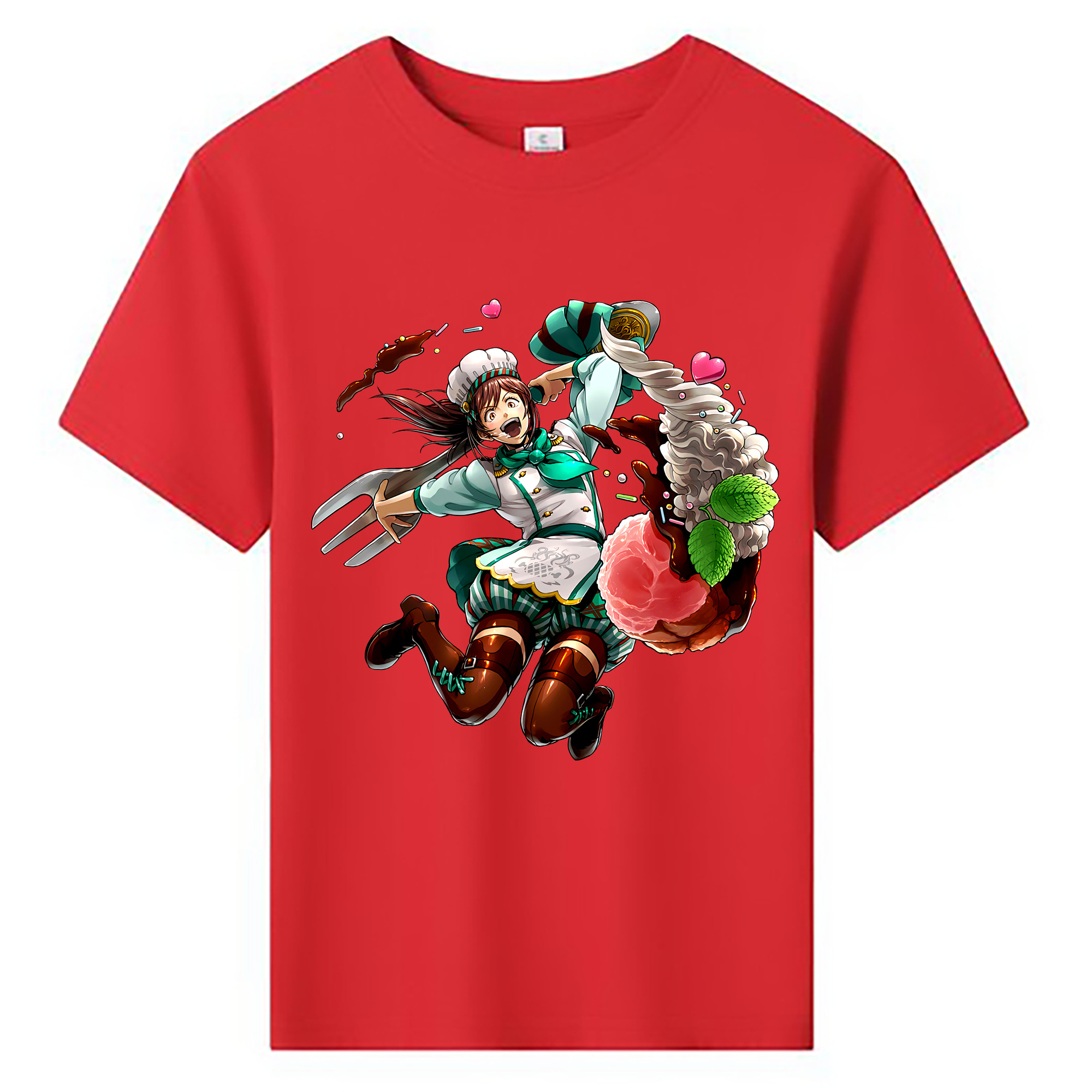（画像用） 進撃の巨人 サシャ·ブラウス Attack on Titan Sasha Blaus 綿100％キッズTシャツ（フロントプリント）