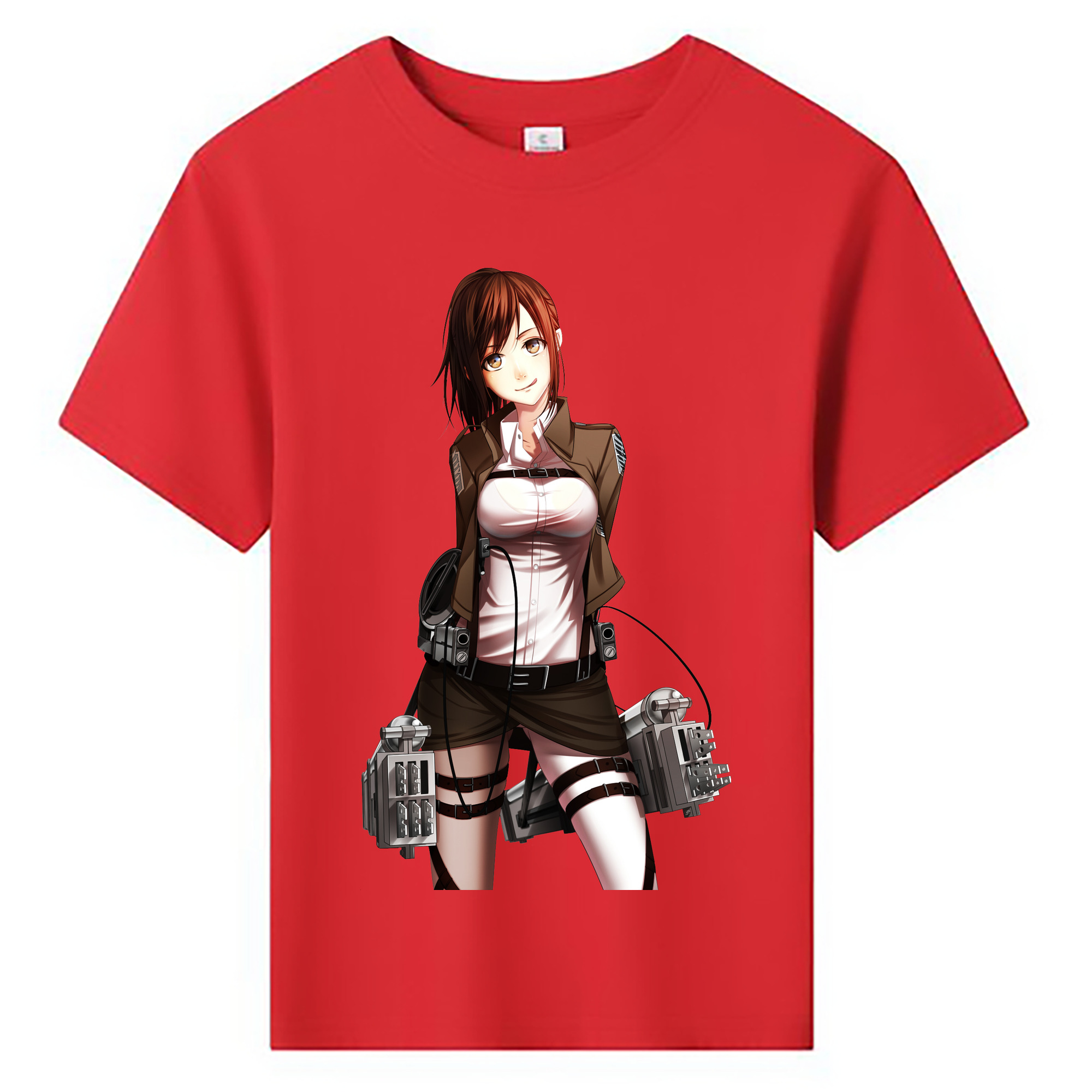 （画像用） 進撃の巨人 サシャ·ブラウス Attack on Titan Sasha Blaus 綿100％キッズTシャツ（フロントプリント）