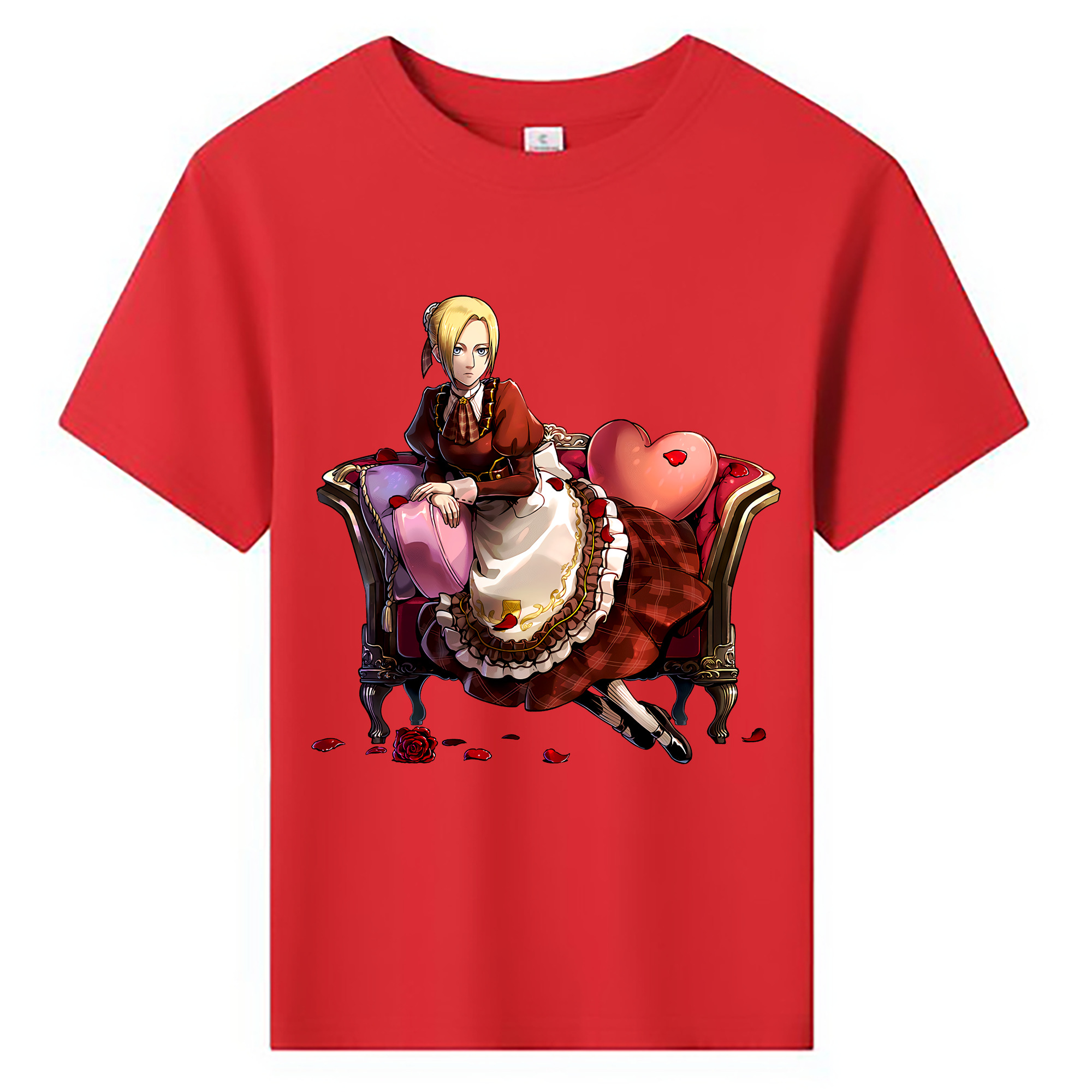 （画像用） 進撃の巨人 アニ・レオンハート Attack on Titan Annie Leonhart 綿100％キッズTシャツ（フロントプリント）