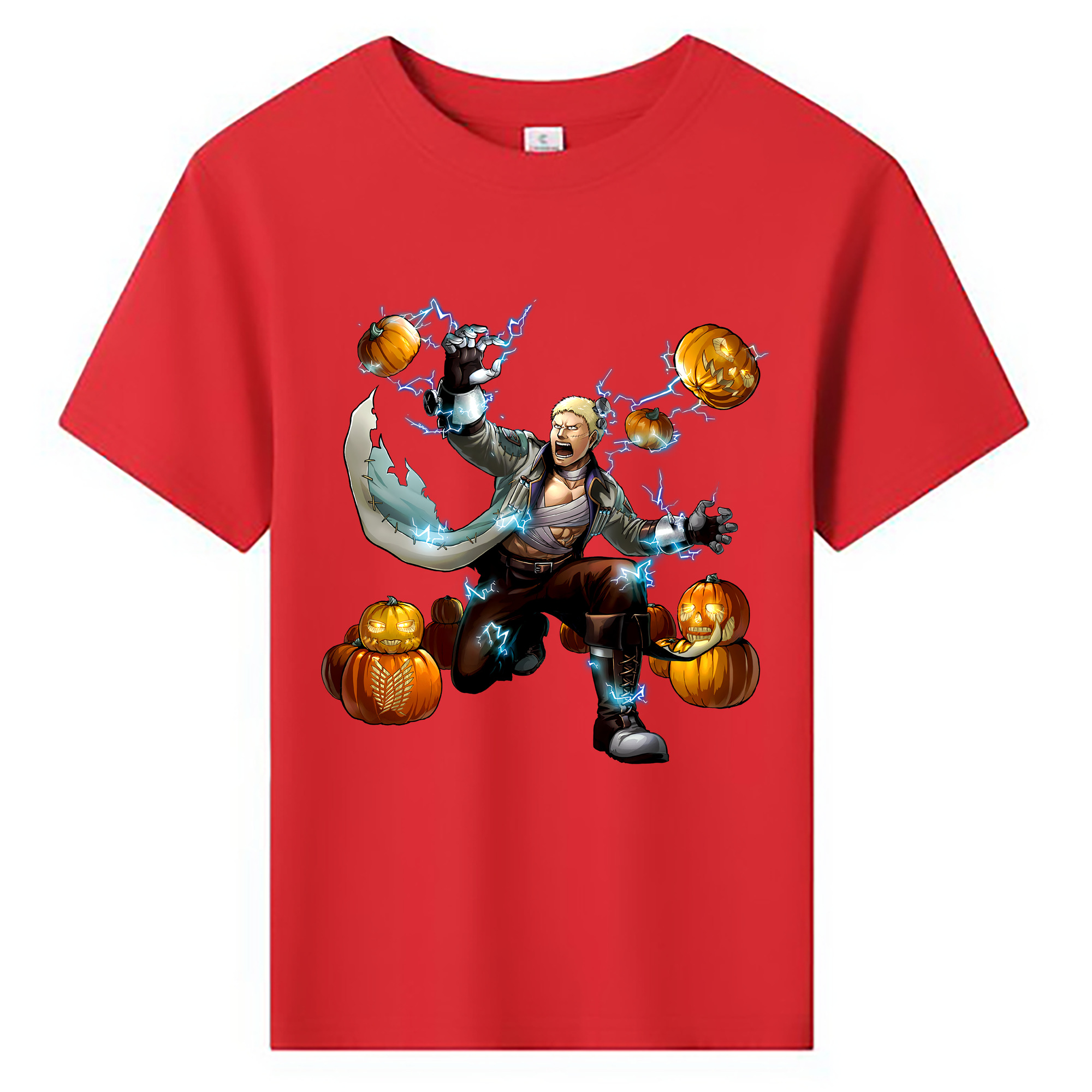 （画像用） 進撃の巨人 ライナー・ブラウン Attack on Titan Reiner Braun 綿100％キッズTシャツ（フロントプリント）