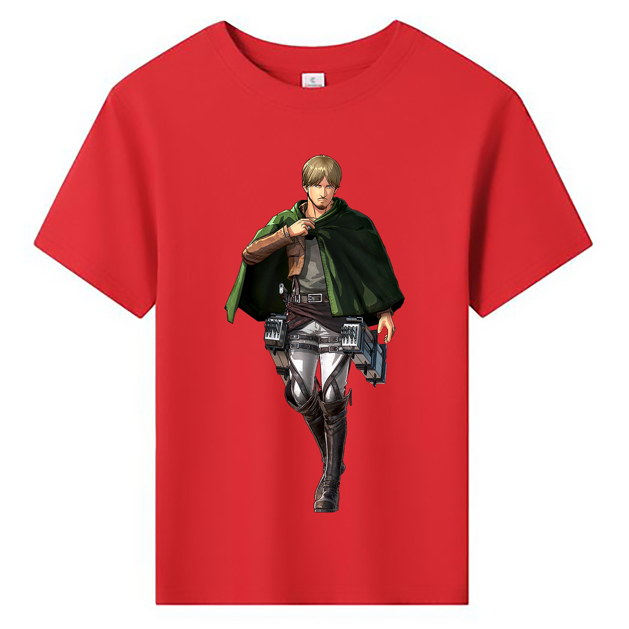 （画像用） 進撃の巨人 ミケ·ザカリアス Attack on Titan Mike Zakarius 綿100％キッズTシャツ（フロントプリント）