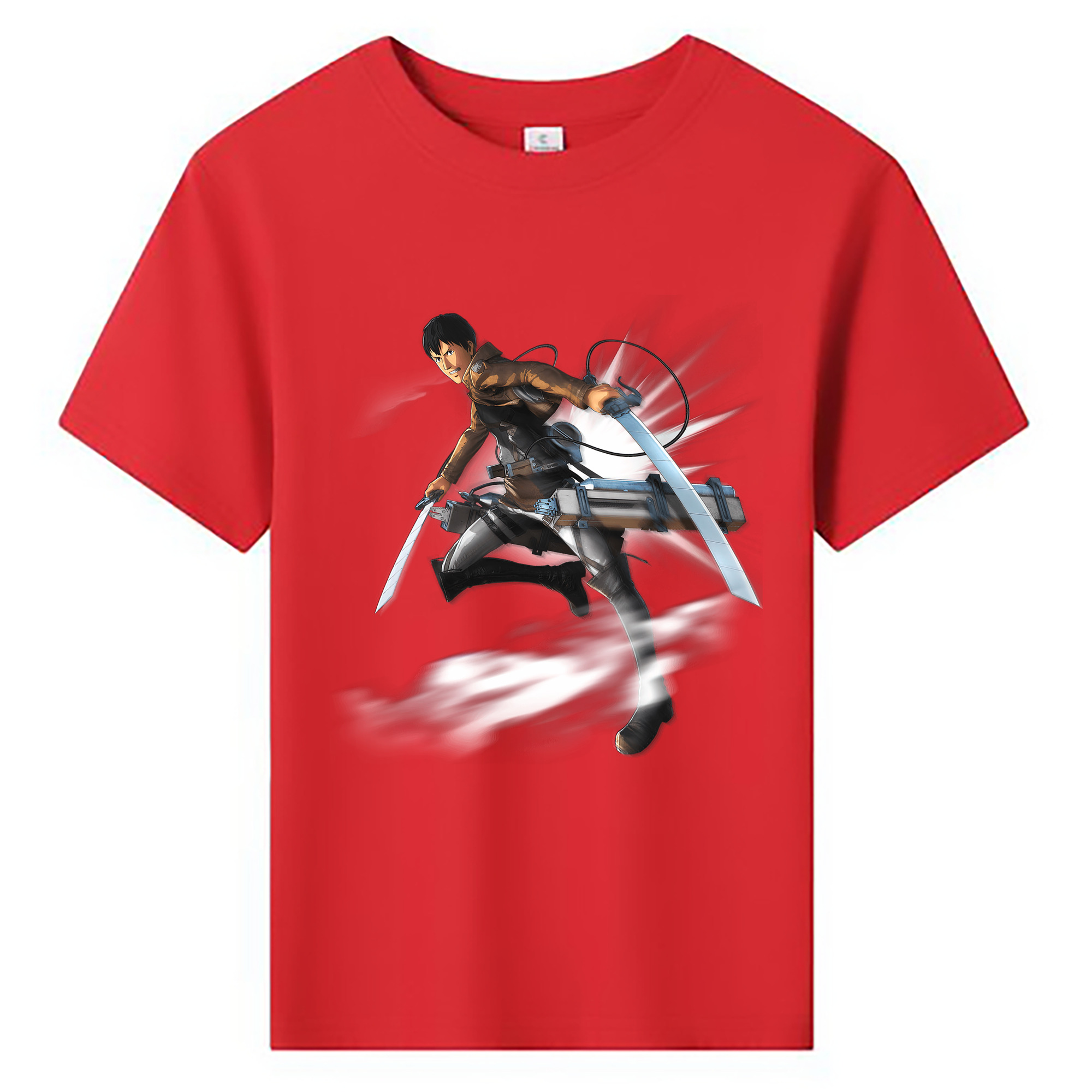 （画像用） 進撃の巨人 ベルトルト・フーバー Attack on Titan Bertholdt Hoover 綿100％キッズTシャツ（フロントプリント）
