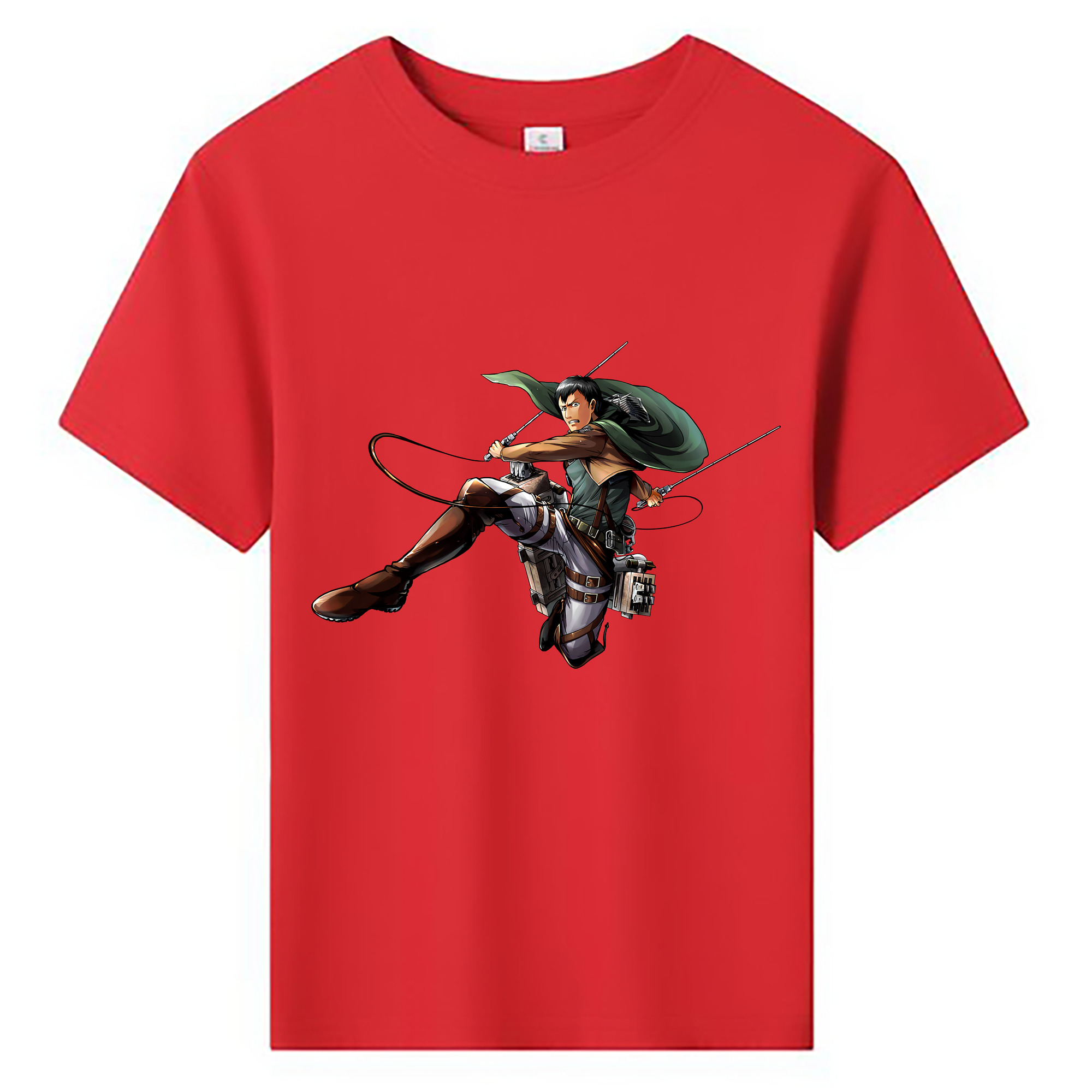 （画像用） 進撃の巨人 ベルトルト・フーバー Attack on Titan Bertholdt Hoover 綿100％キッズTシャツ（フロントプリント）