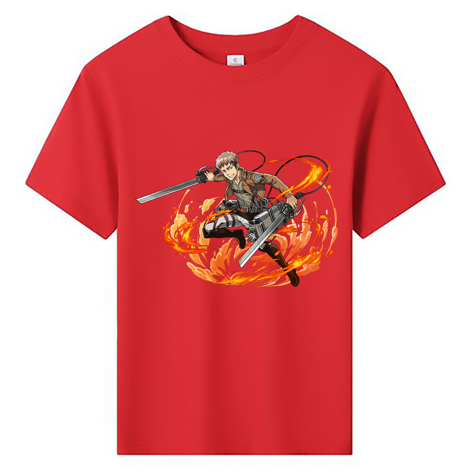 （画像用） 進撃の巨人 ジャン・キルシュタイン Attack on Titan Jean Kirstein 綿100％キッズTシャツ（フロントプリント）