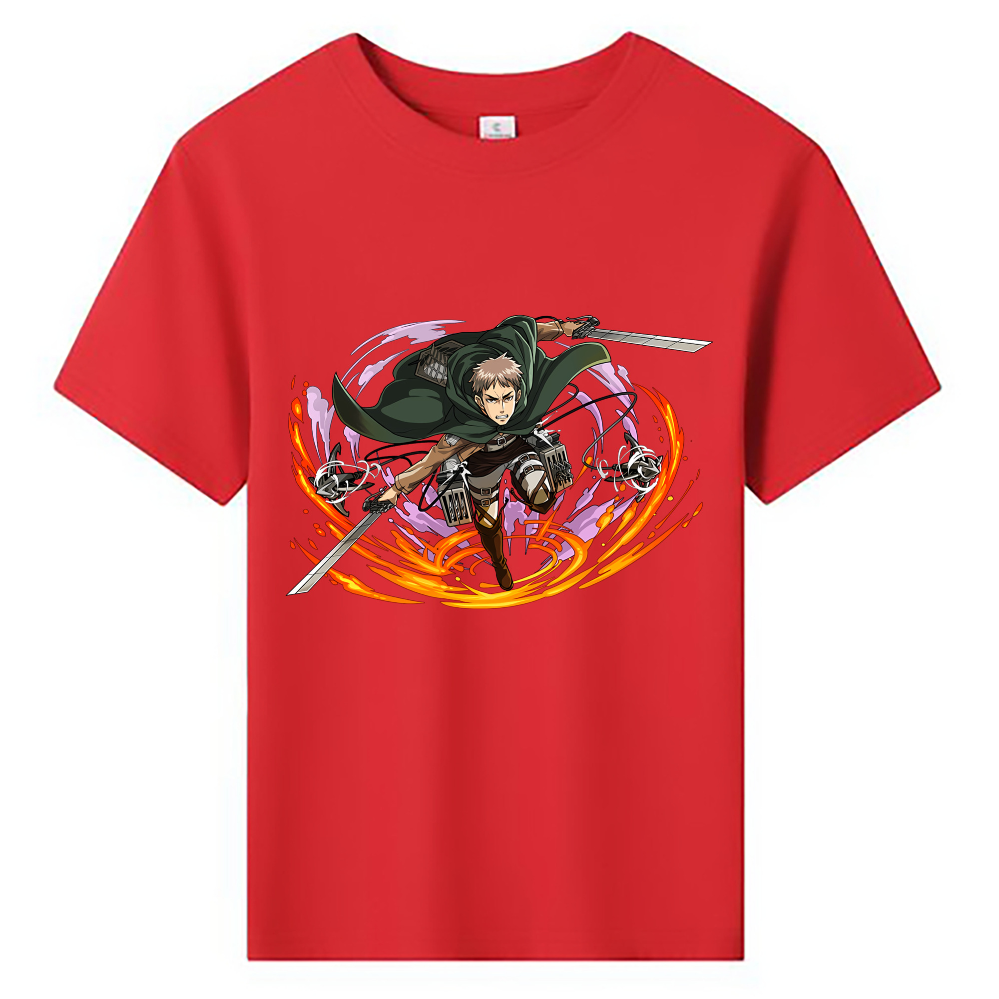 （画像用） 進撃の巨人 ジャン・キルシュタイン Attack on Titan Jean Kirstein 綿100％キッズTシャツ（フロントプリント）