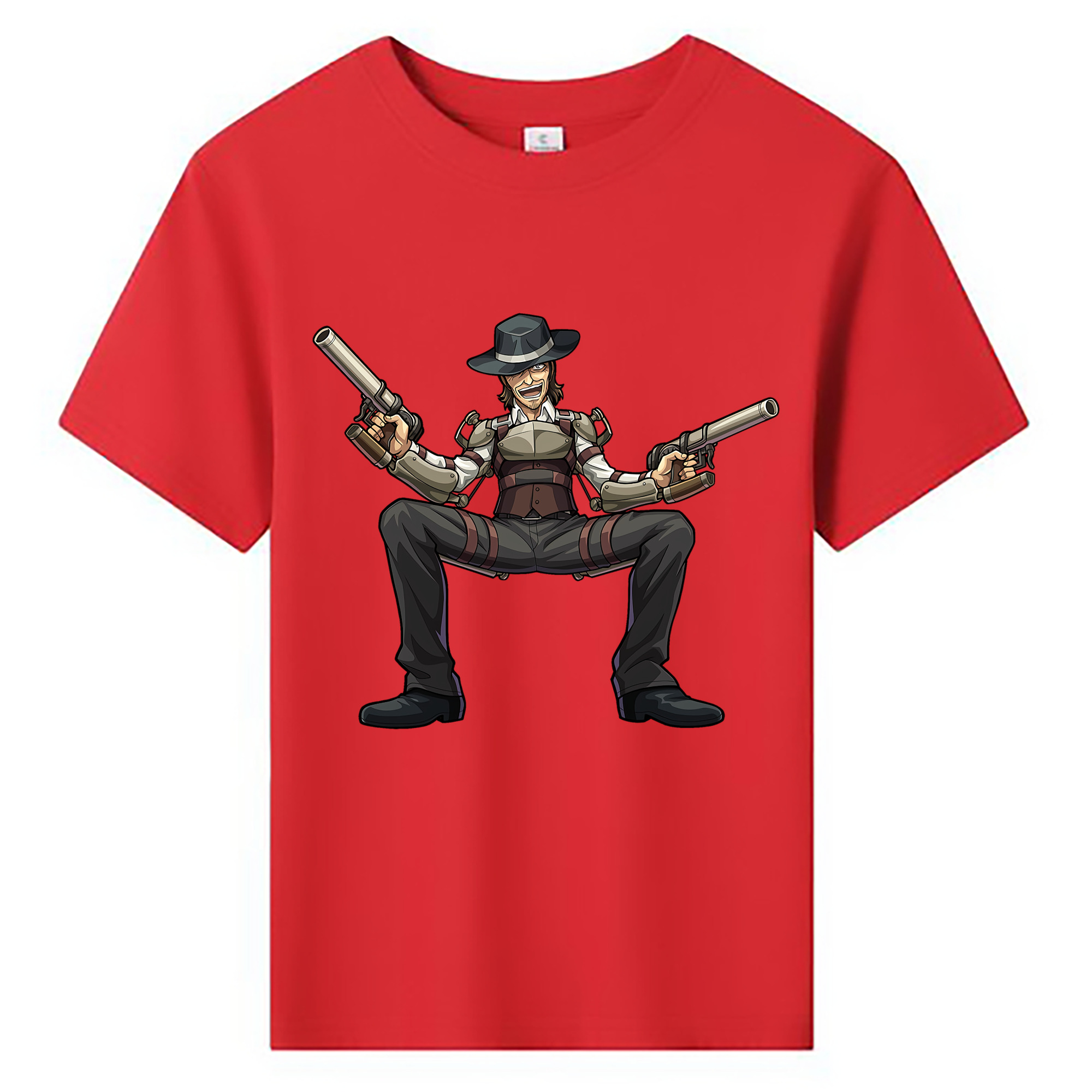 （画像用） 進撃の巨人 ケニー·アッカーマン Attack on Titan Kenny Ackerman 綿100％キッズTシャツ（フロントプリント）