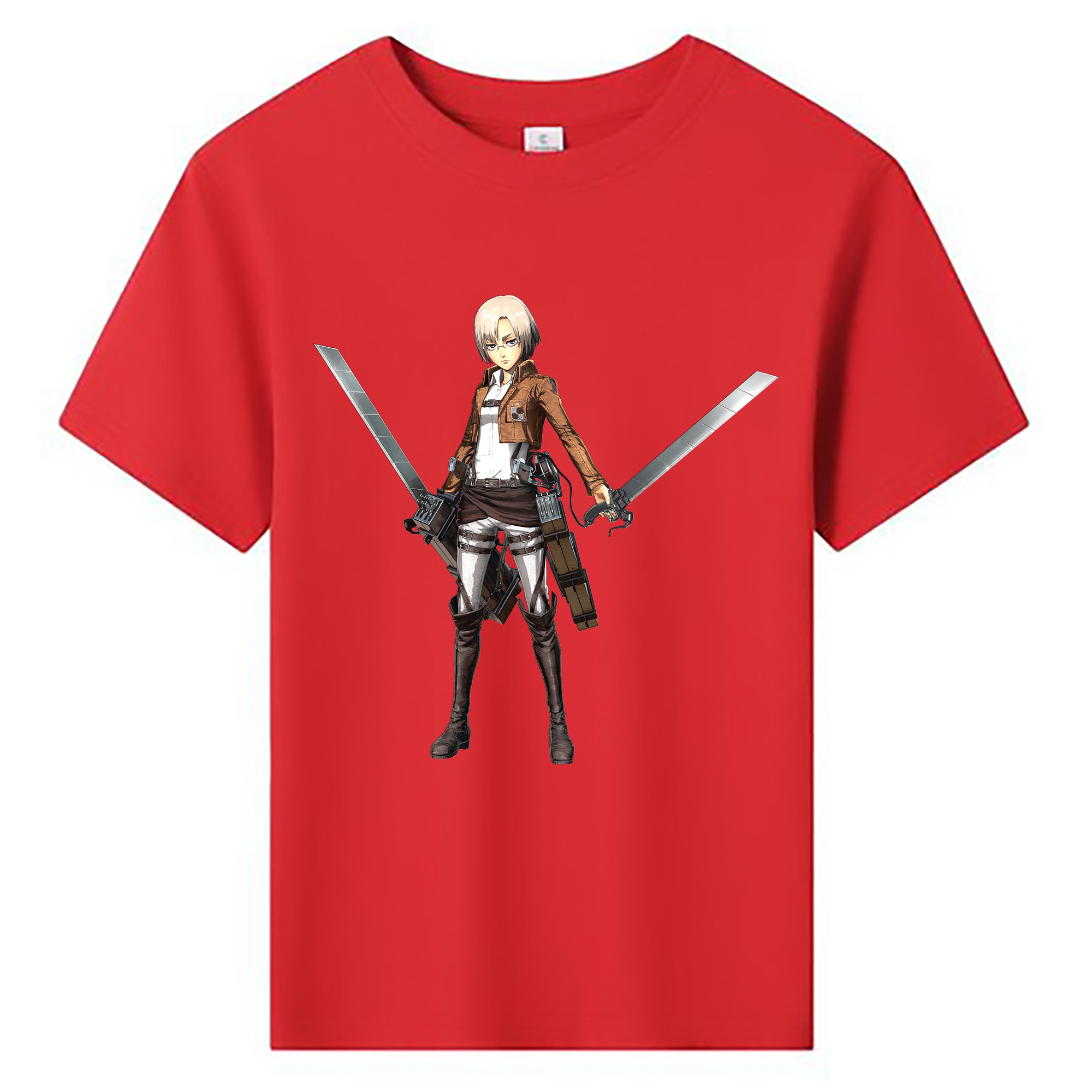 （画像用）  綿100％キッズTシャツ（フロントプリント）