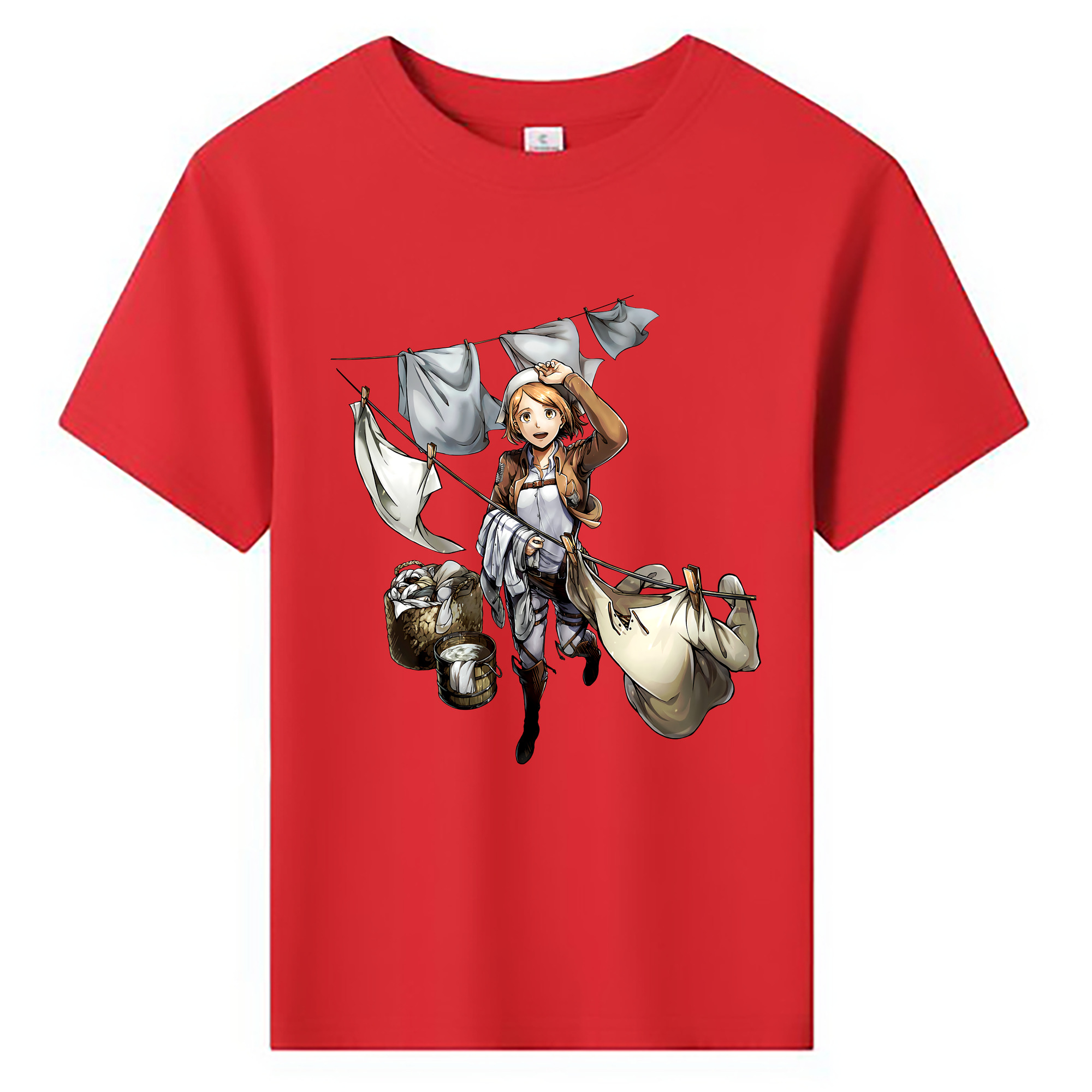 （画像用） 進撃の巨人 ペトラ·ラル Attack on Titan Petra Rall 綿100％キッズTシャツ（フロントプリント）