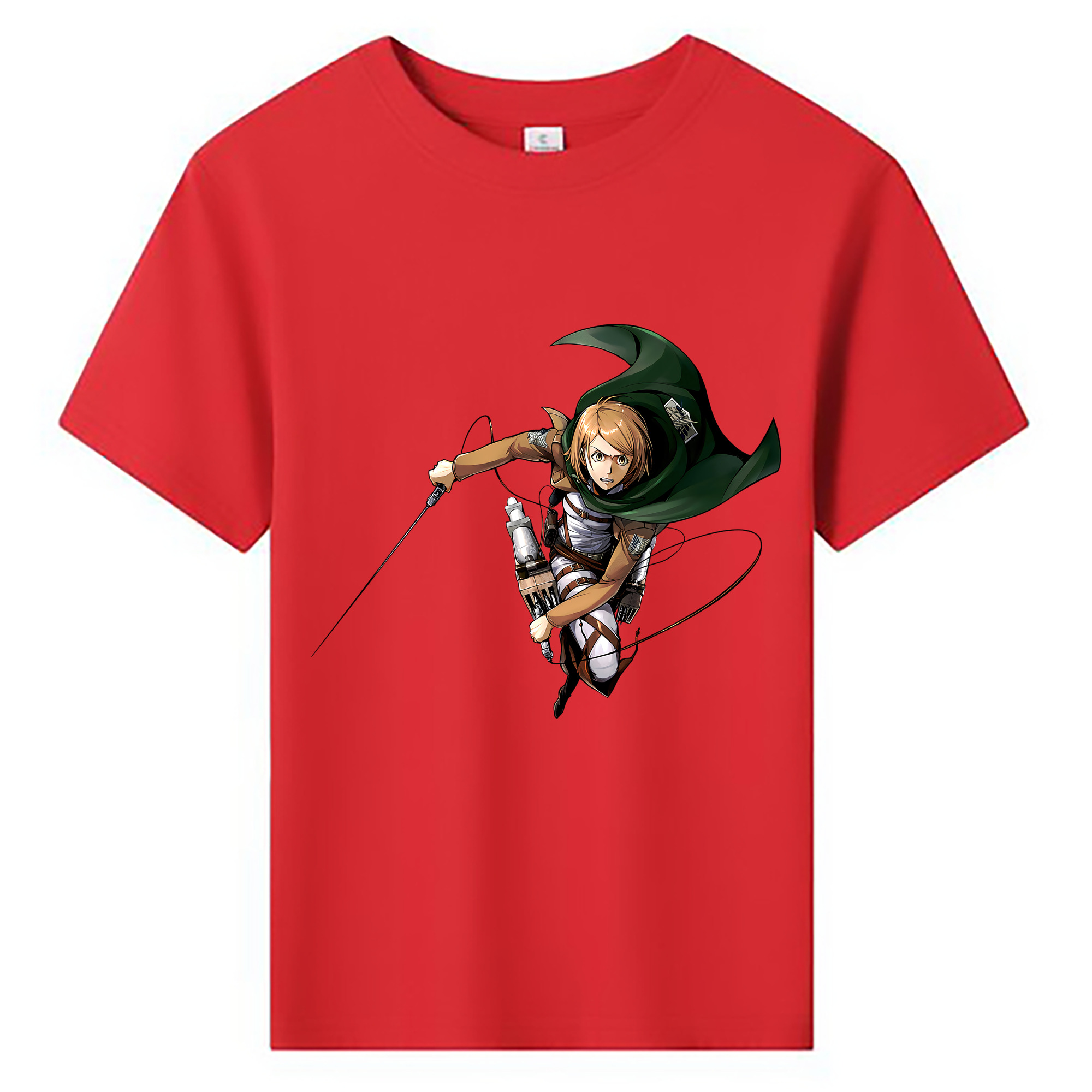 （画像用） 進撃の巨人 ペトラ·ラル Attack on Titan Petra Rall 綿100％キッズTシャツ（フロントプリント）