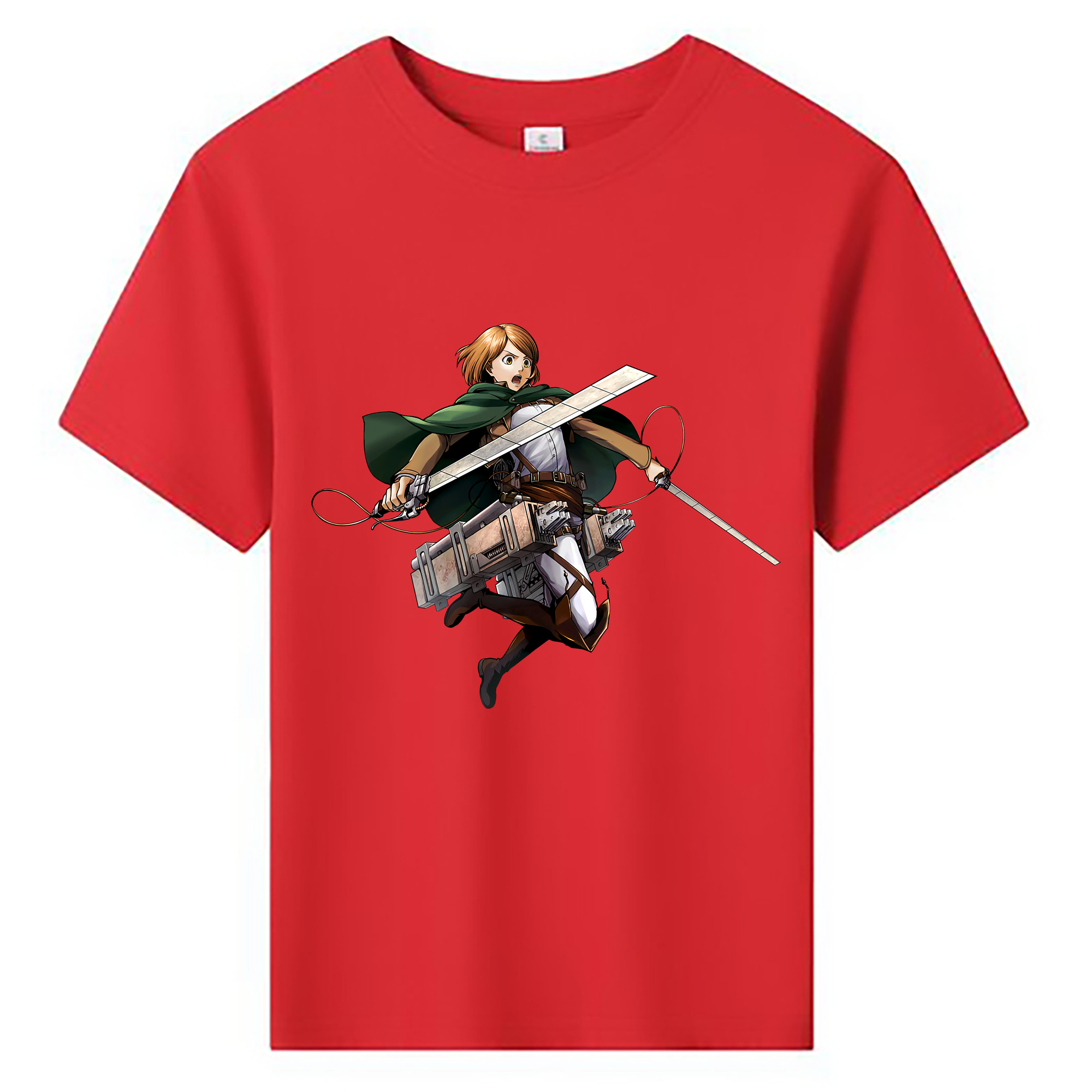 （画像用） 進撃の巨人 ペトラ·ラル Attack on Titan Petra Rall 綿100％キッズTシャツ（フロントプリント）