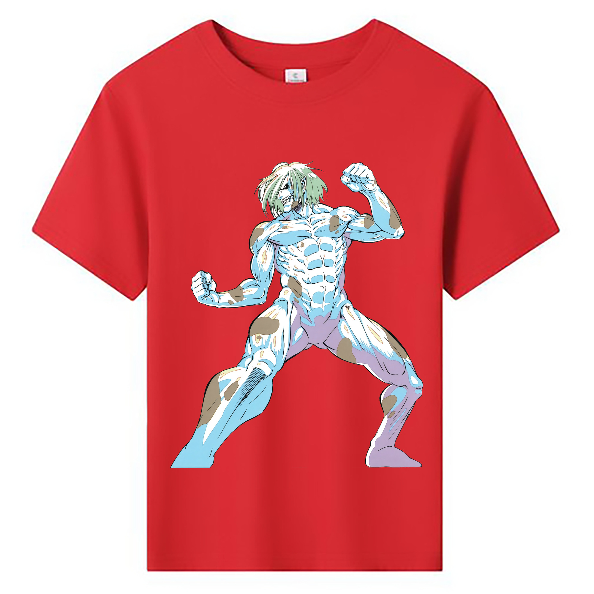 （画像用） 進撃の巨人 Attack on Titan 綿100％キッズTシャツ（フロントプリント）