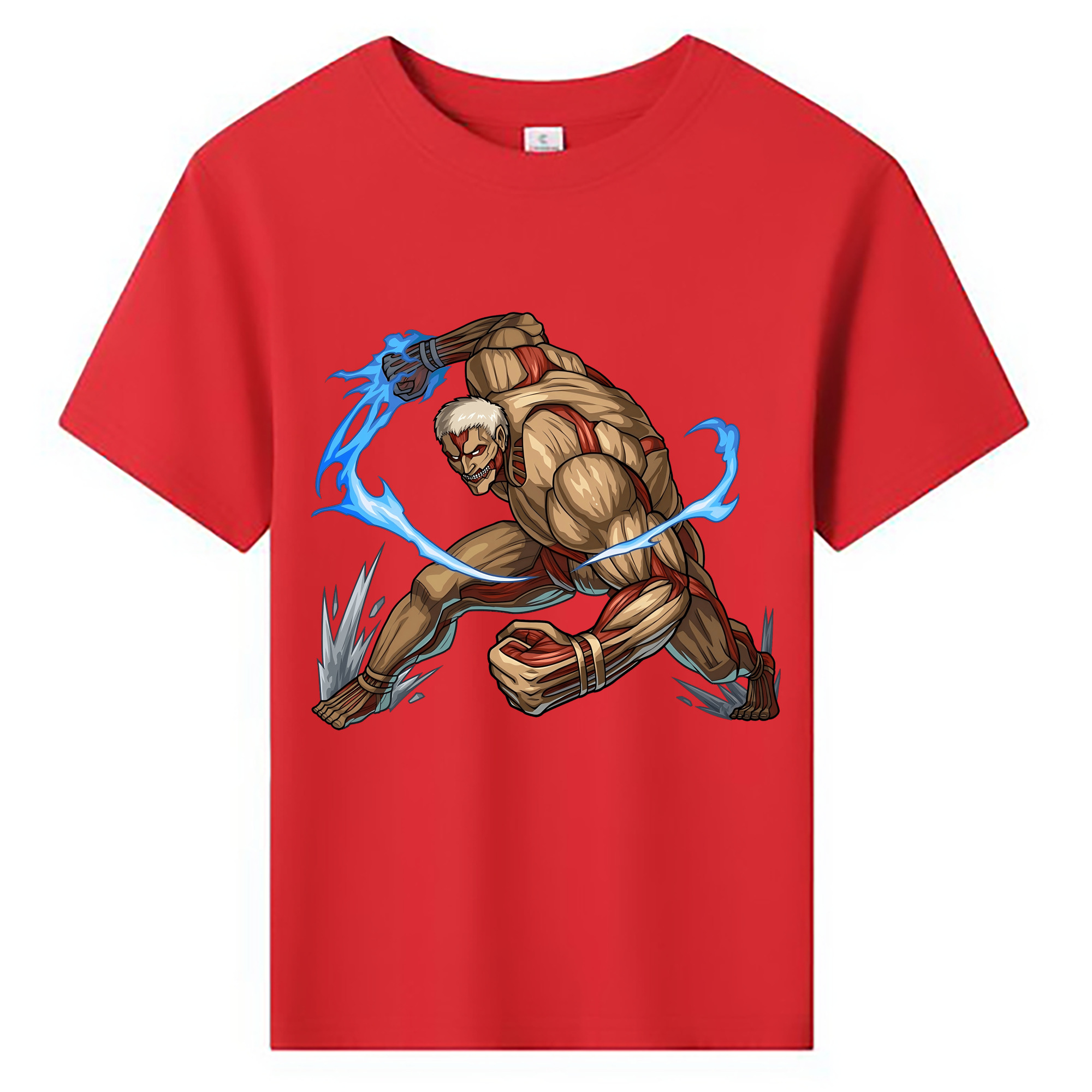 （画像用） 進撃の巨人 Attack on Titan 綿100％キッズTシャツ（フロントプリント）