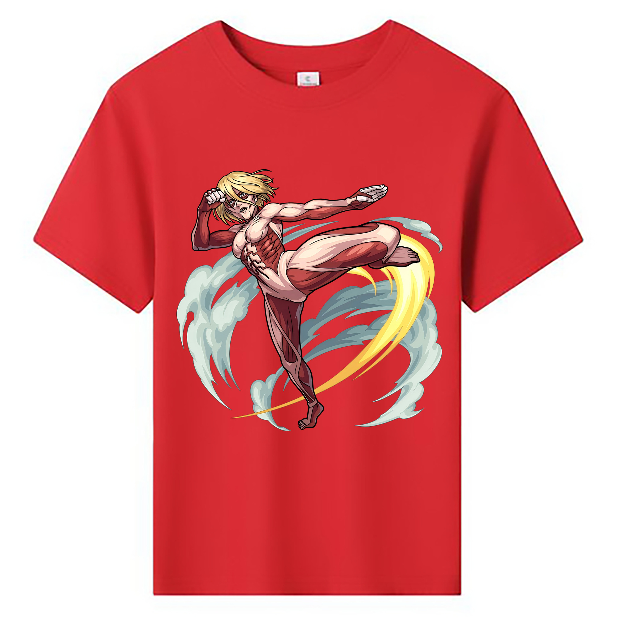 （画像用） 進撃の巨人 Attack on Titan 綿100％キッズTシャツ（フロントプリント）