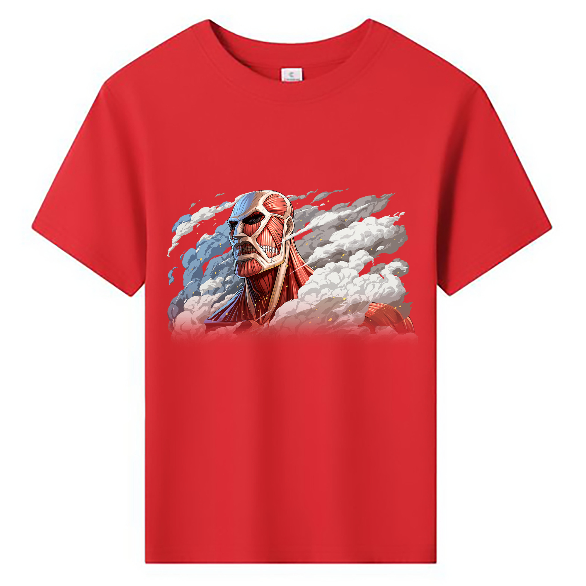 （画像用） 進撃の巨人 Attack on Titan 綿100％キッズTシャツ（フロントプリント）