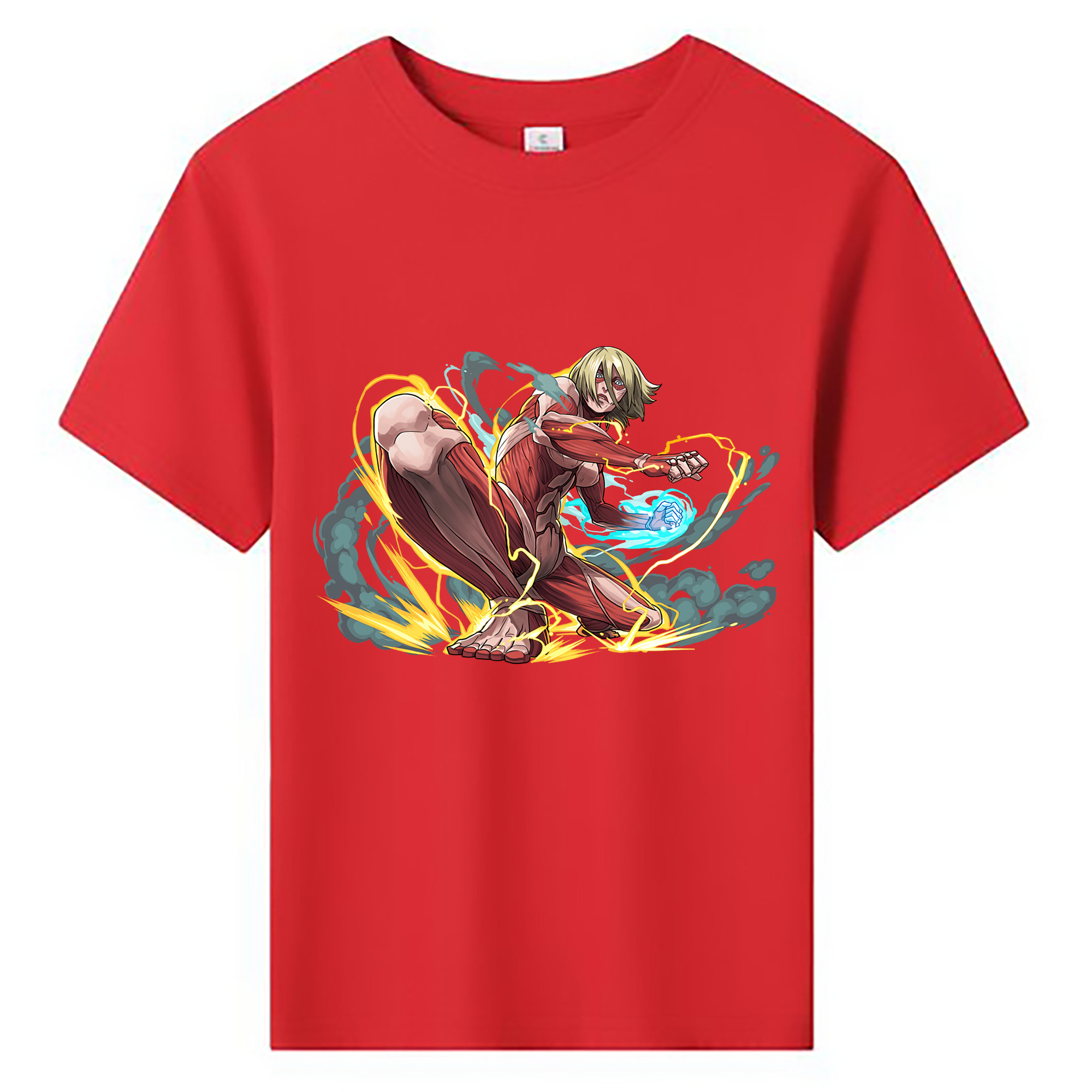 （画像用） 進撃の巨人 Attack on Titan 綿100％キッズTシャツ（フロントプリント）