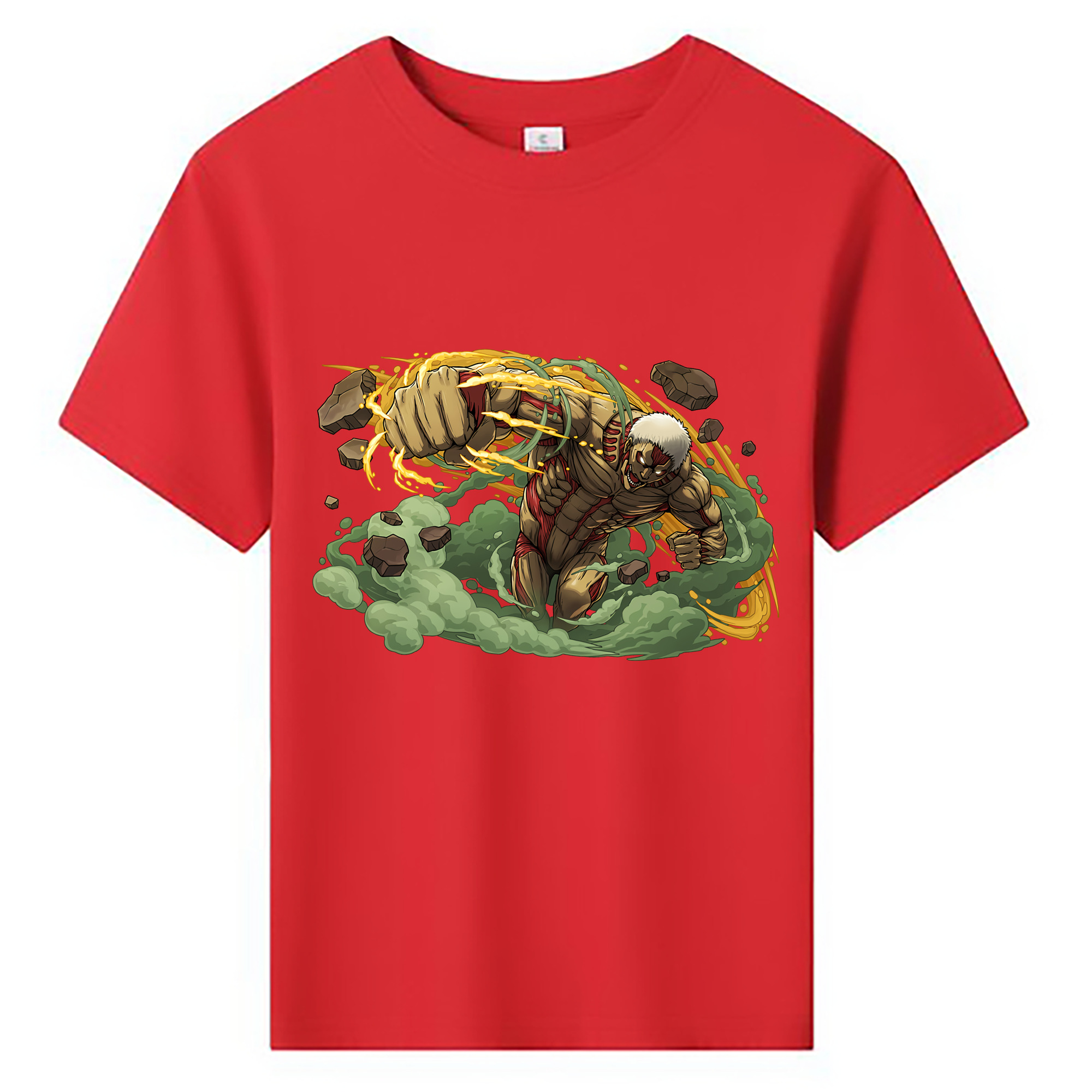 （画像用） 進撃の巨人 Attack on Titan 綿100％キッズTシャツ（フロントプリント）