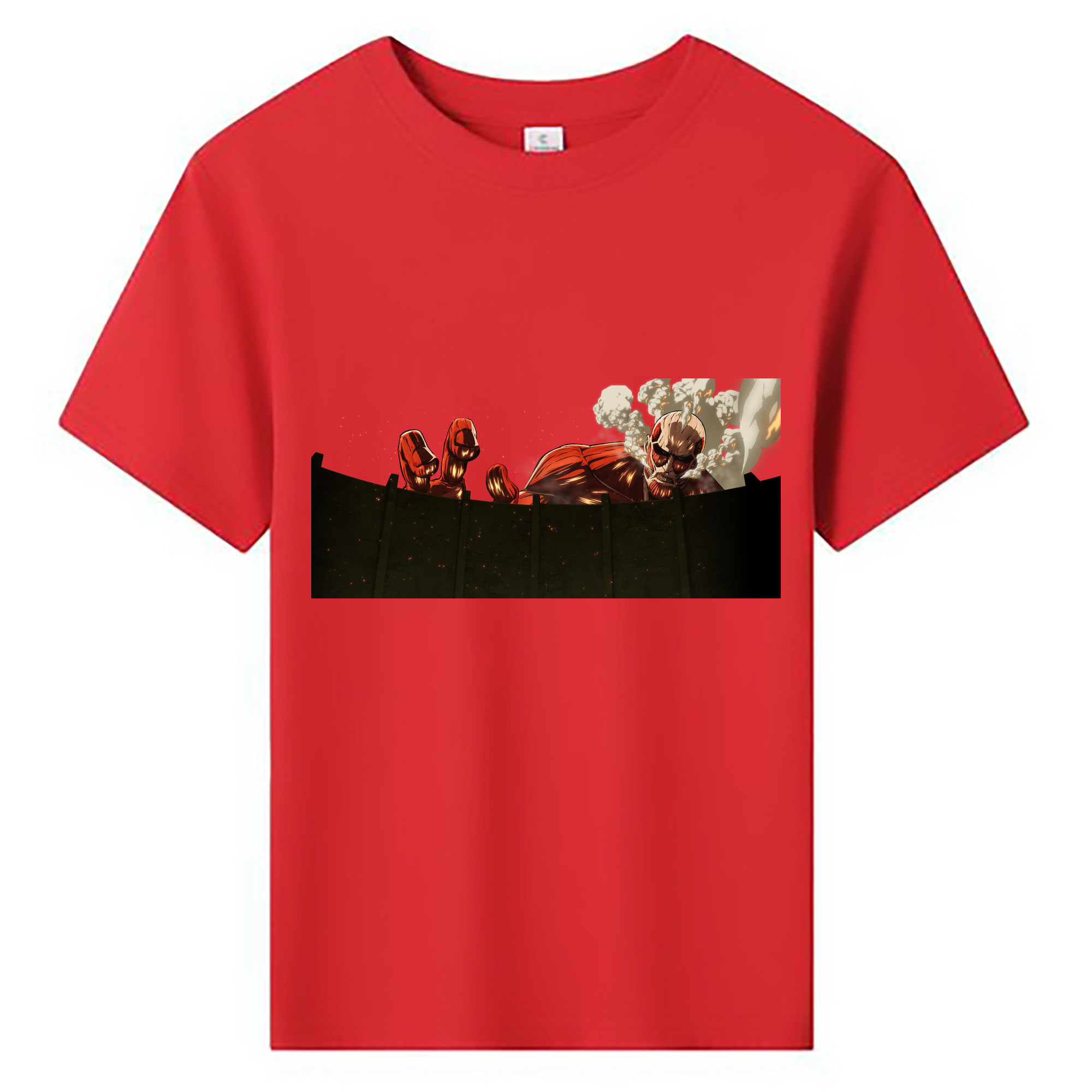 （画像用） 進撃の巨人 Attack on Titan 綿100％キッズTシャツ（フロントプリント）