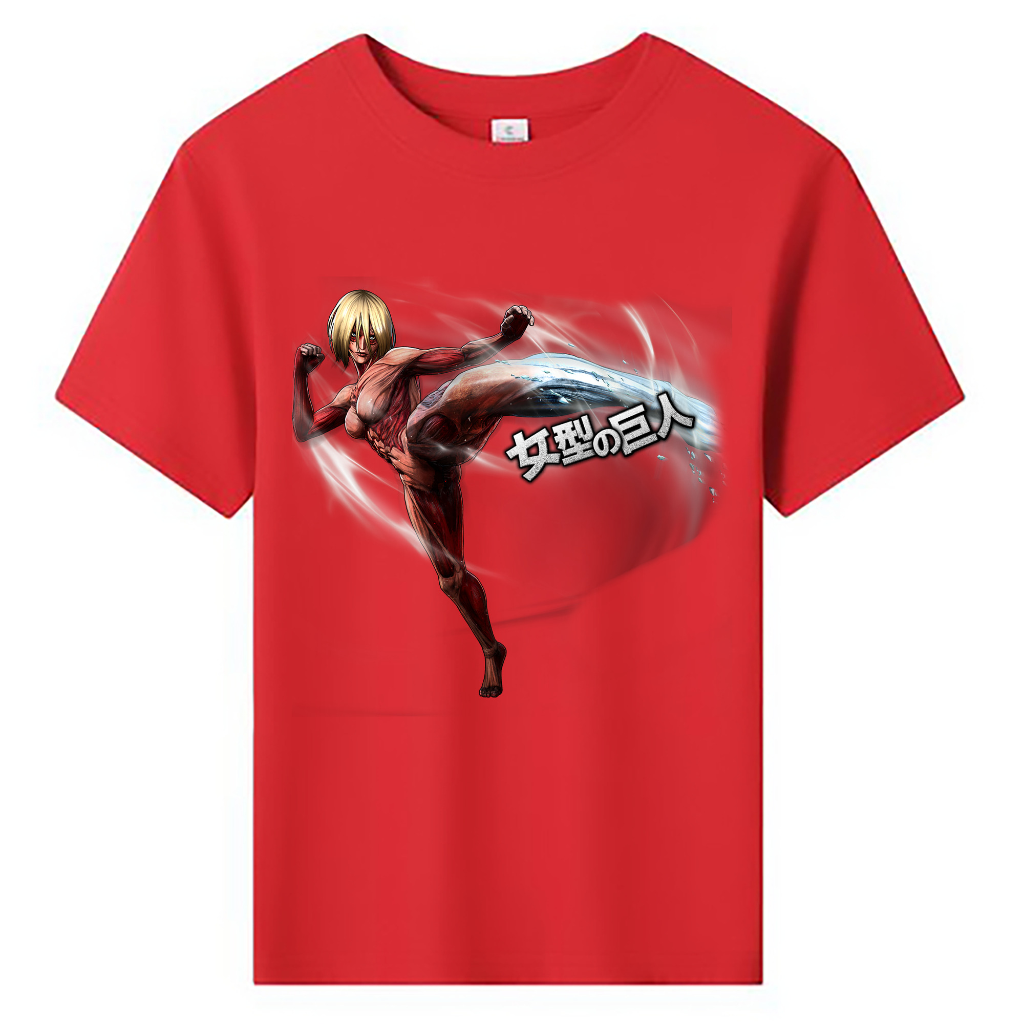（画像用） 進撃の巨人 Attack on Titan 綿100％キッズTシャツ（フロントプリント）