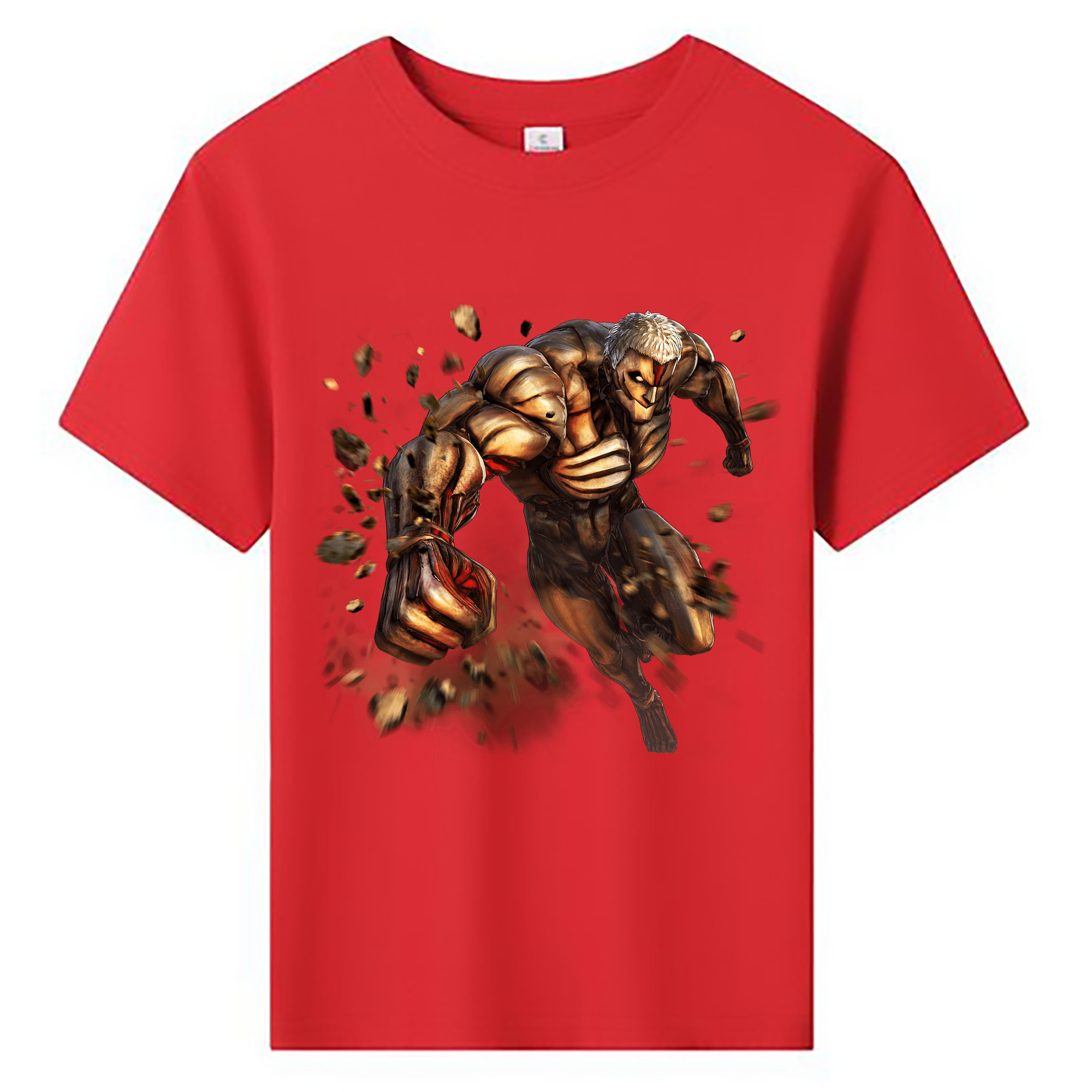 （画像用） 進撃の巨人 Attack on Titan 綿100％キッズTシャツ（フロントプリント）