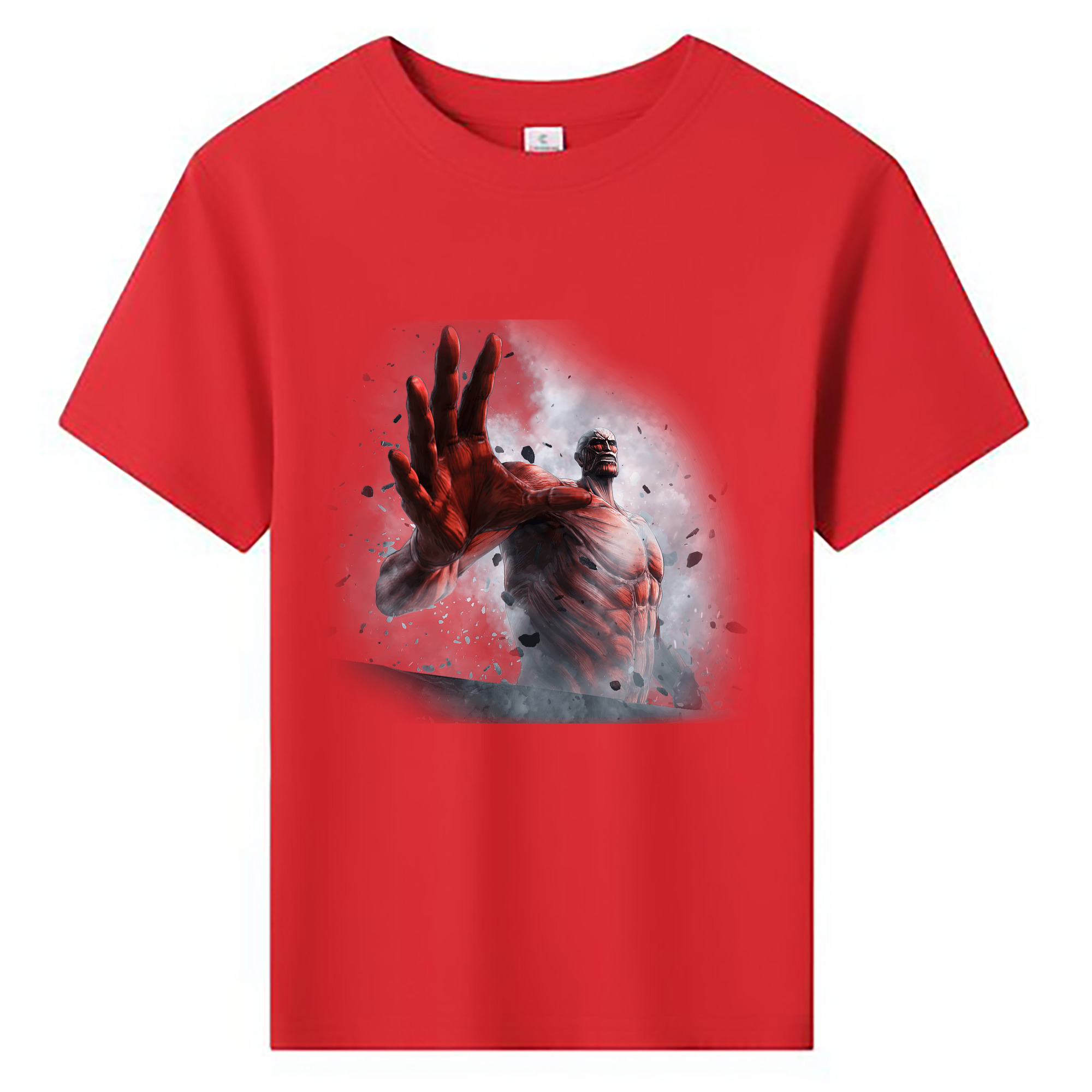 （画像用） 進撃の巨人 Attack on Titan 綿100％キッズTシャツ（フロントプリント）