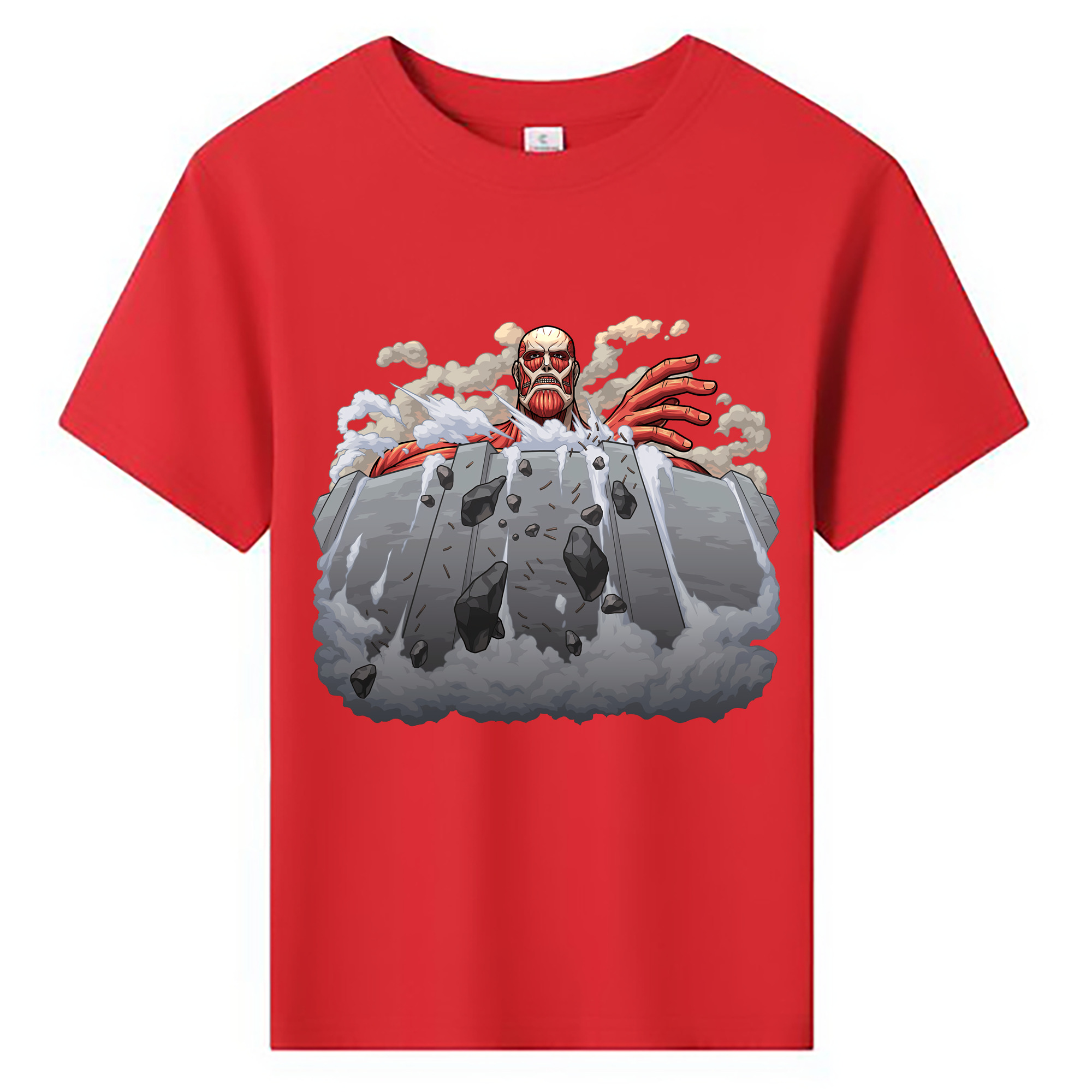 （画像用） 進撃の巨人 Attack on Titan 綿100％キッズTシャツ（フロントプリント）
