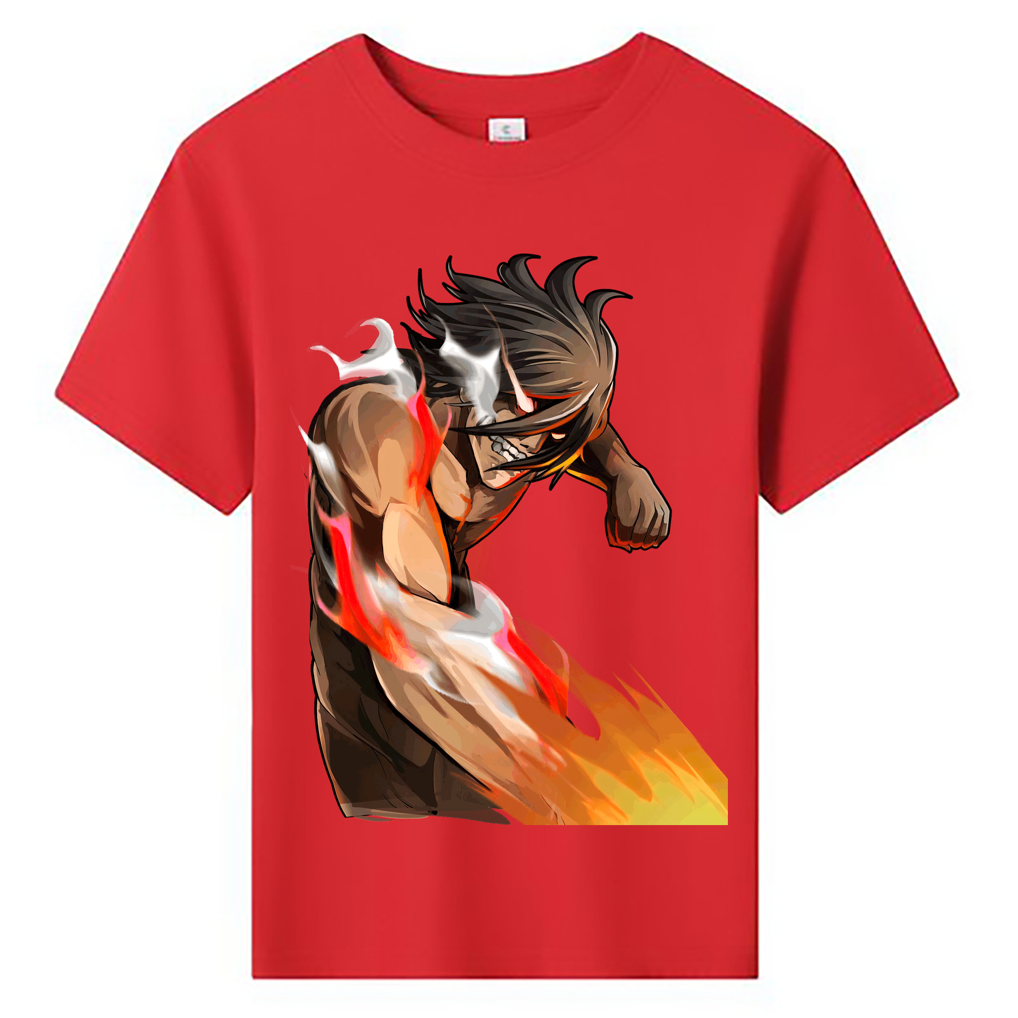 （画像用） 進撃の巨人 Attack on Titan 綿100％キッズTシャツ（フロントプリント）