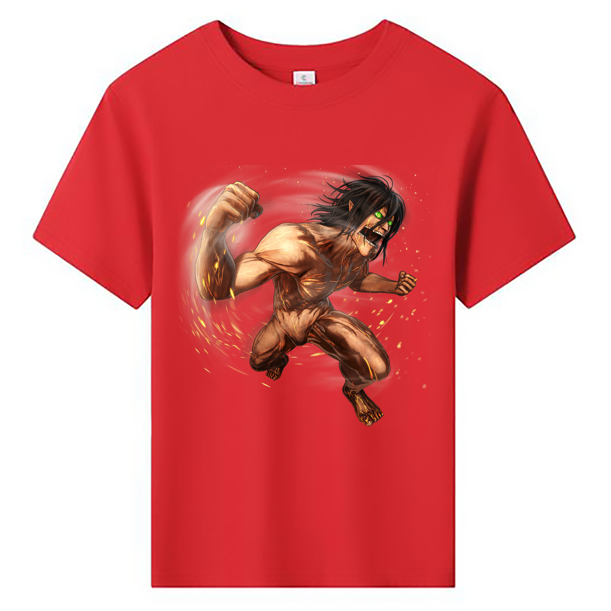 （画像用） 進撃の巨人 Attack on Titan 綿100％キッズTシャツ（フロントプリント）