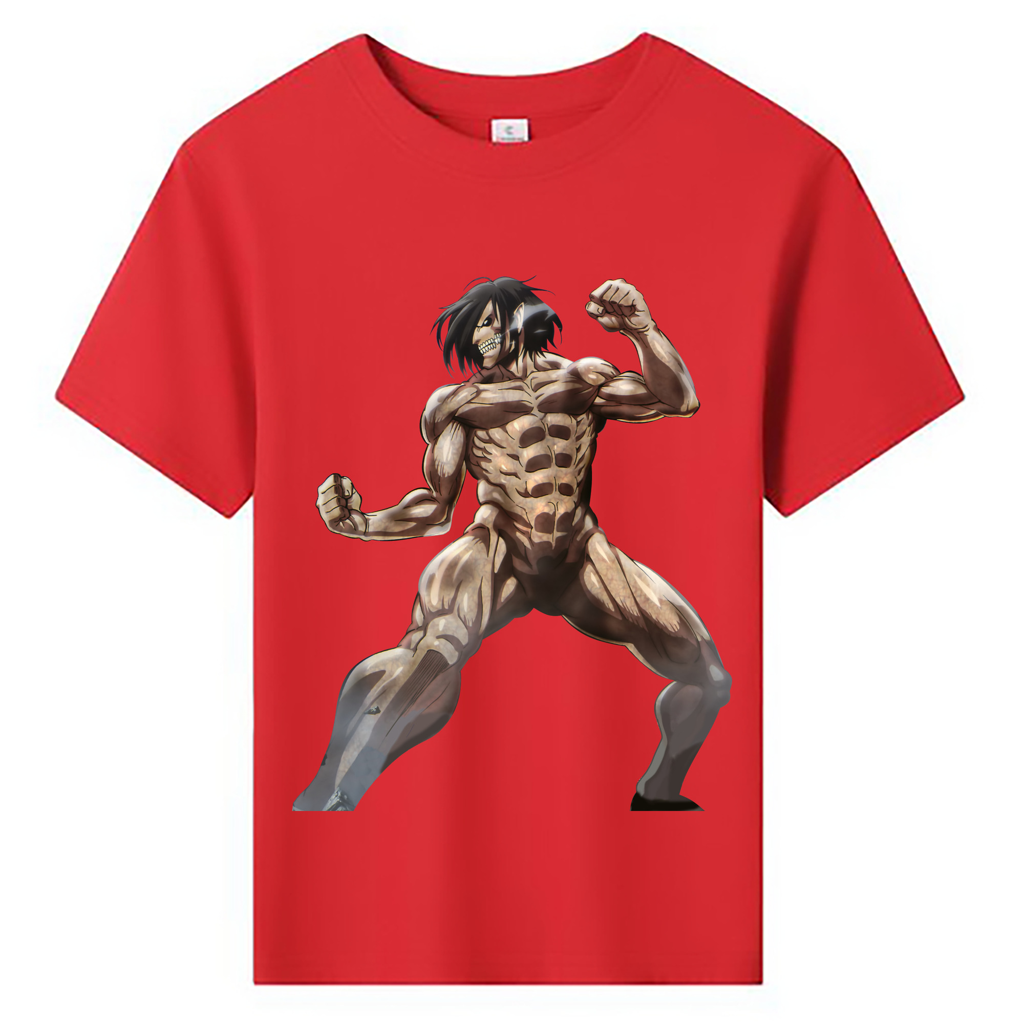 （画像用） 進撃の巨人 Attack on Titan 綿100％キッズTシャツ（フロントプリント）