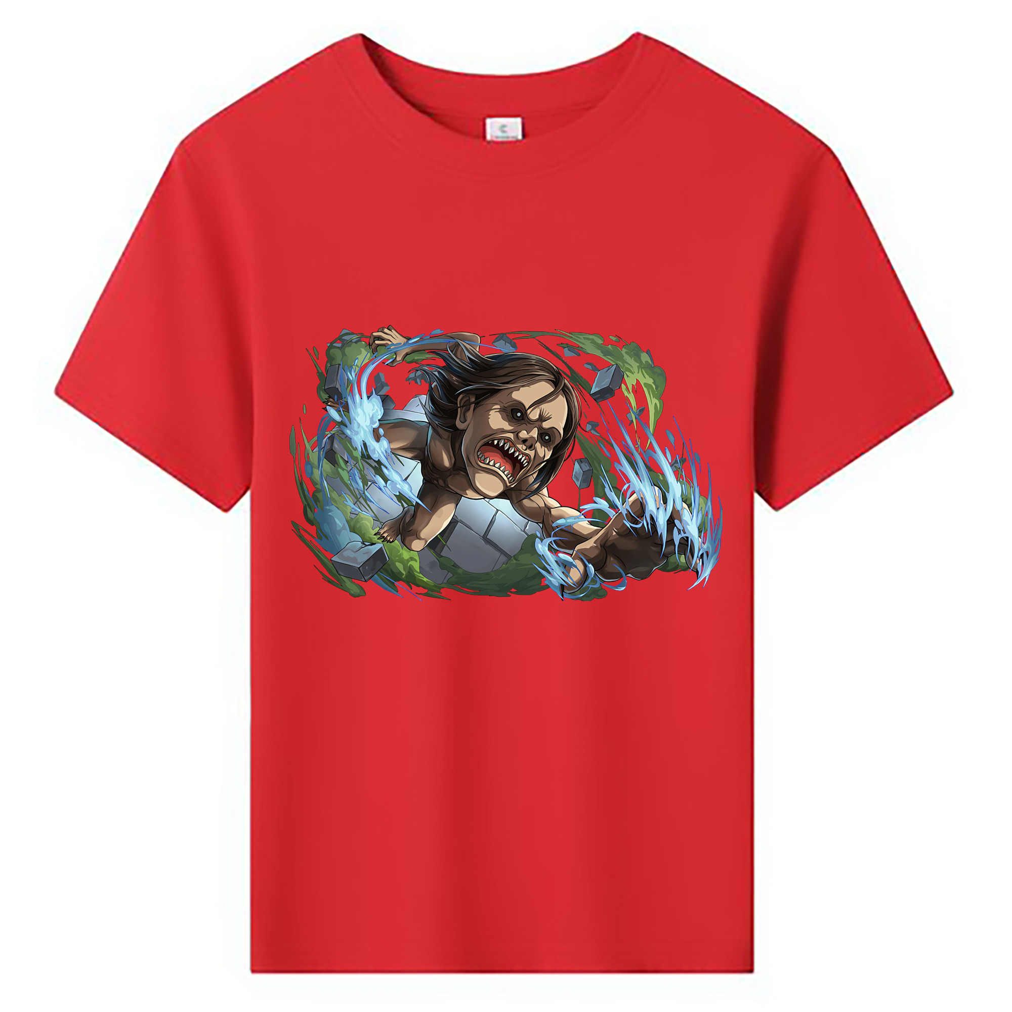 （画像用） 進撃の巨人 Attack on Titan 綿100％キッズTシャツ（フロントプリント）