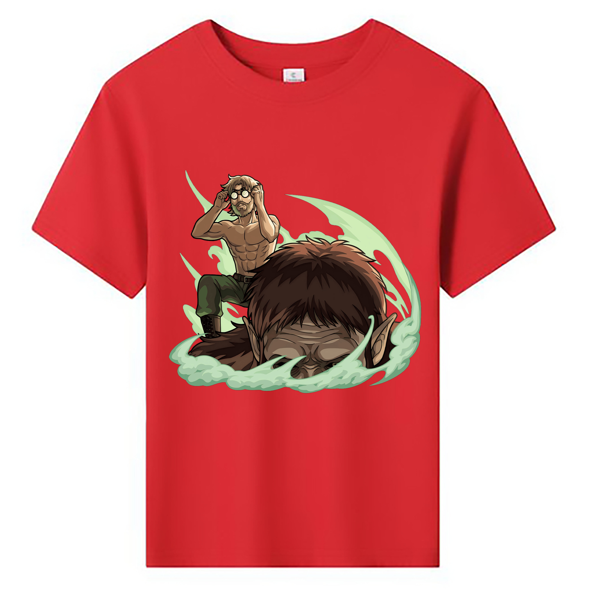 （画像用） 進撃の巨人 Attack on Titan 綿100％キッズTシャツ（フロントプリント）