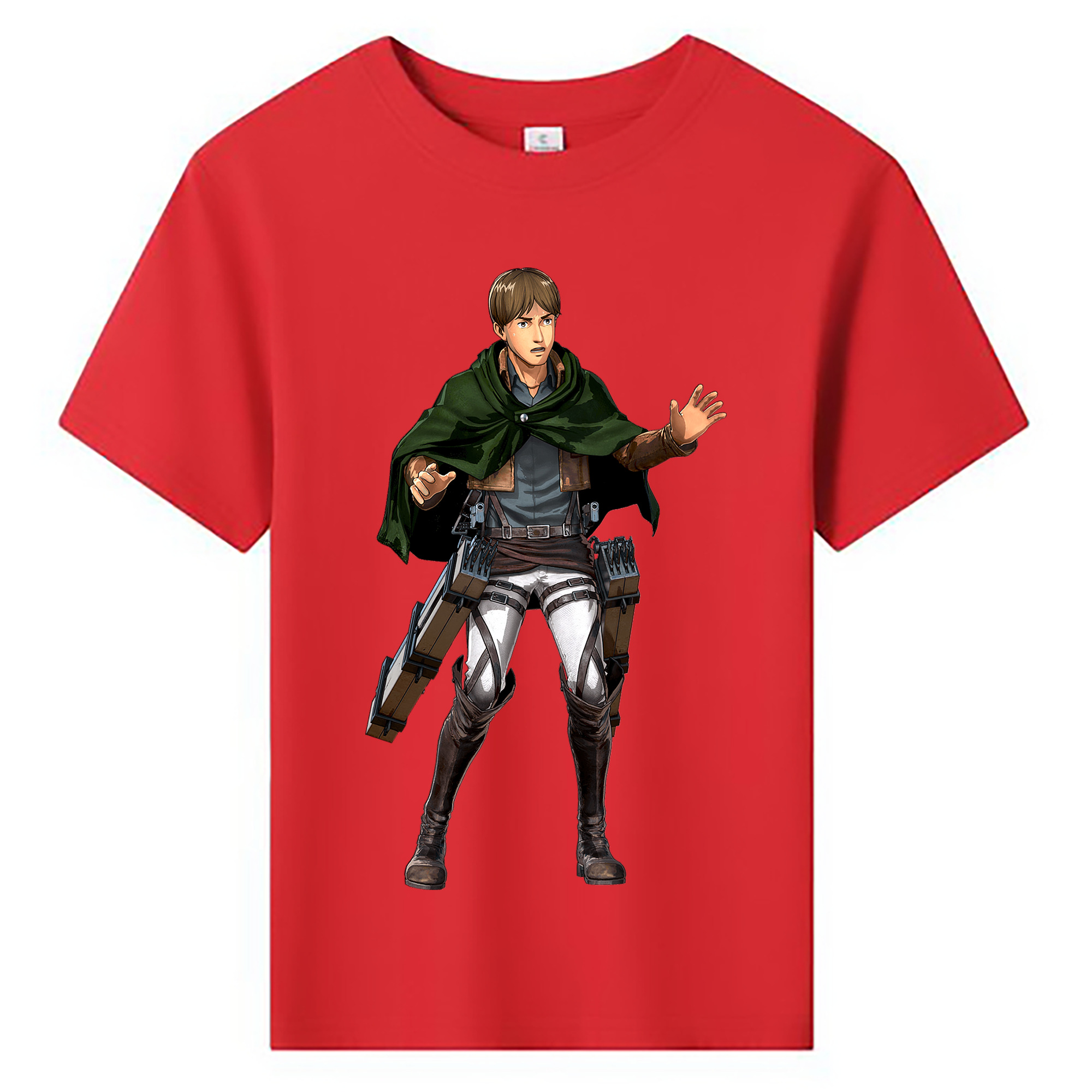 （画像用） 進撃の巨人 Attack on Titan 綿100％キッズTシャツ（フロントプリント）