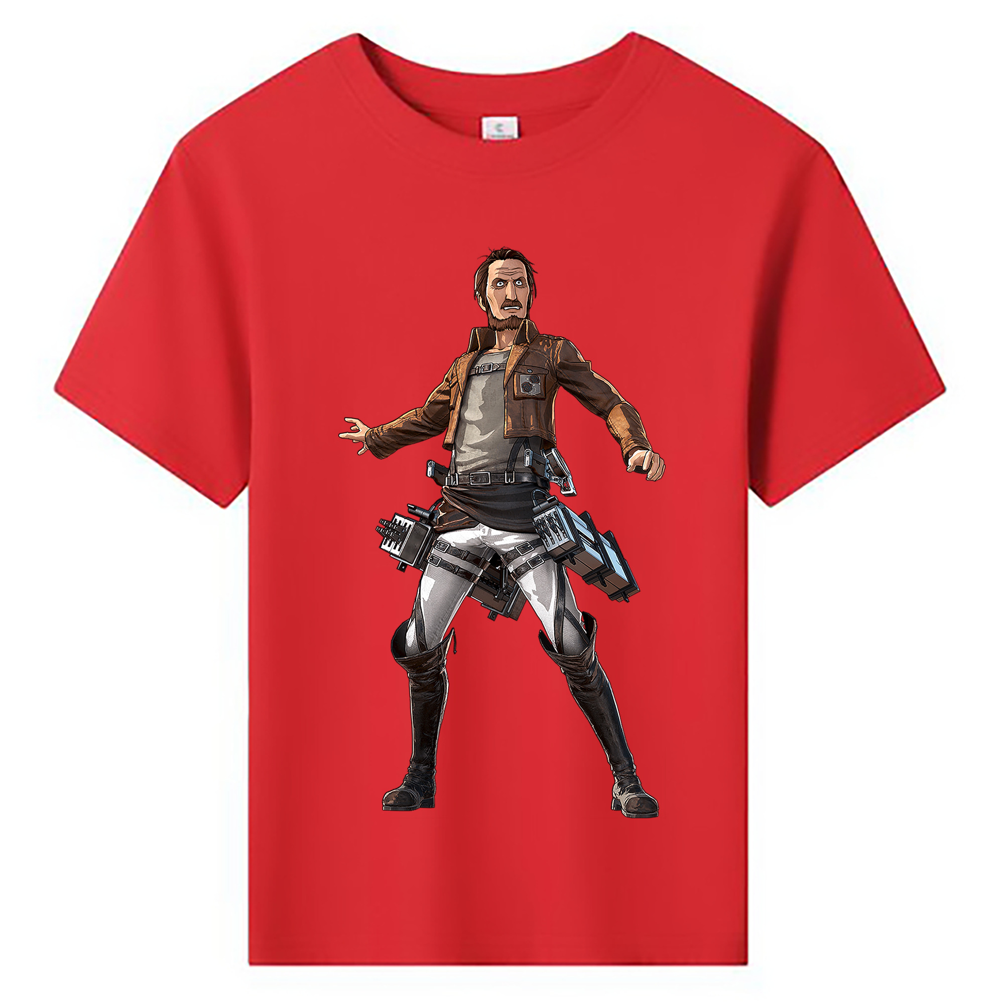 （画像用） 進撃の巨人 Attack on Titan 綿100％キッズTシャツ（フロントプリント）