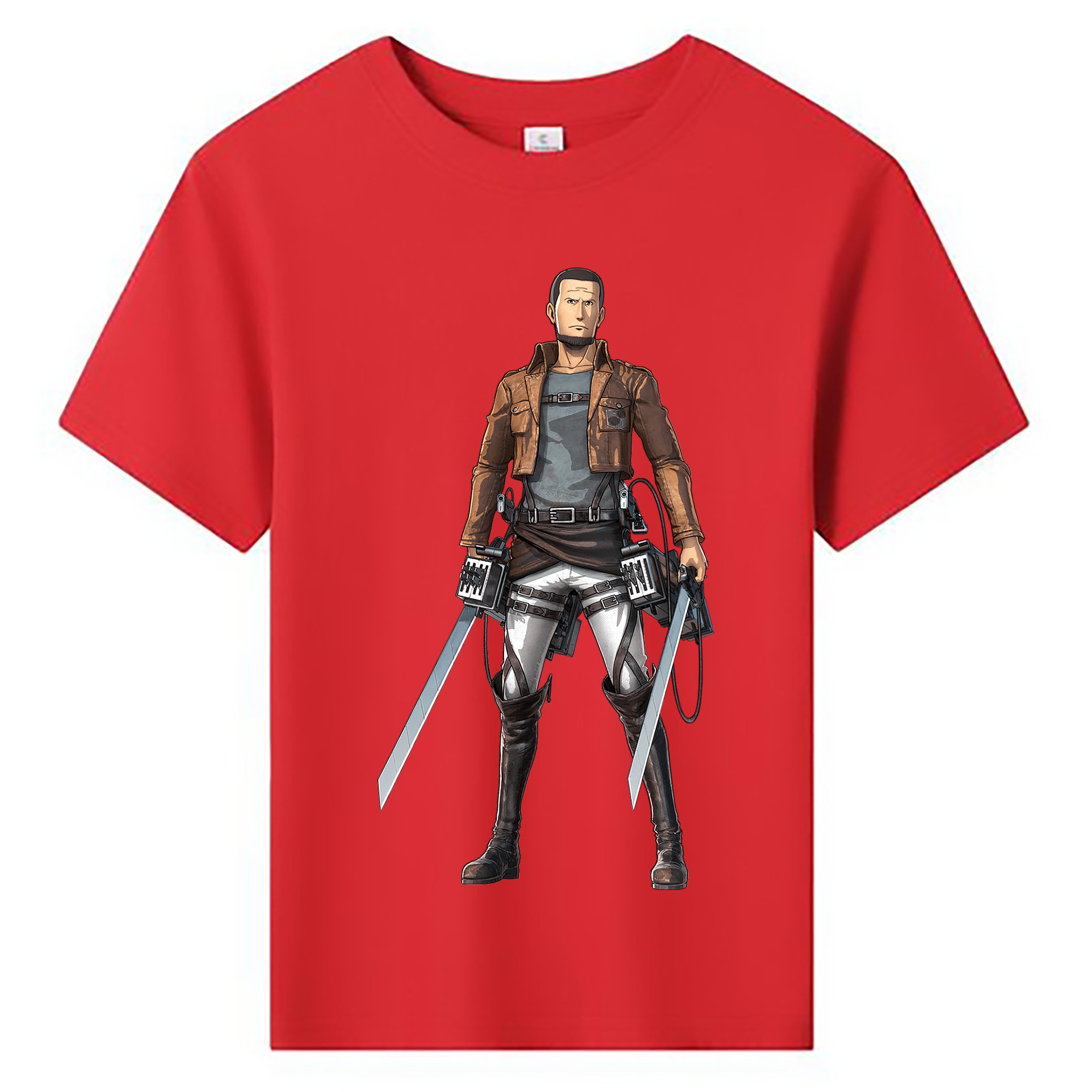 （画像用） 進撃の巨人 Attack on Titan 綿100％キッズTシャツ（フロントプリント）