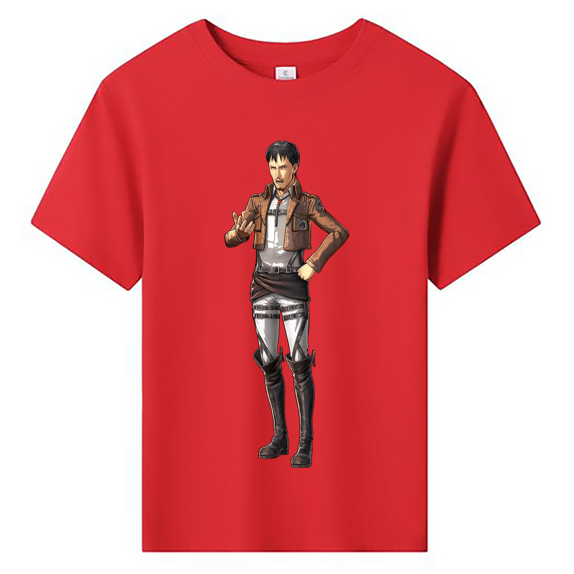 （画像用） 進撃の巨人 Attack on Titan 綿100％キッズTシャツ（フロントプリント）