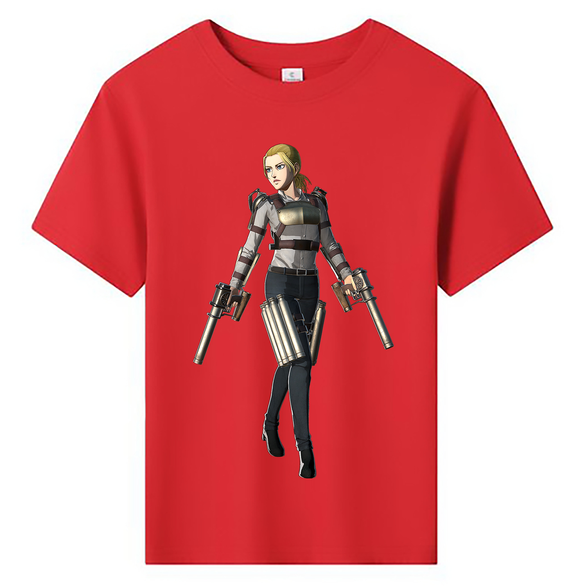 （画像用） 進撃の巨人 Attack on Titan 綿100％キッズTシャツ（フロントプリント）