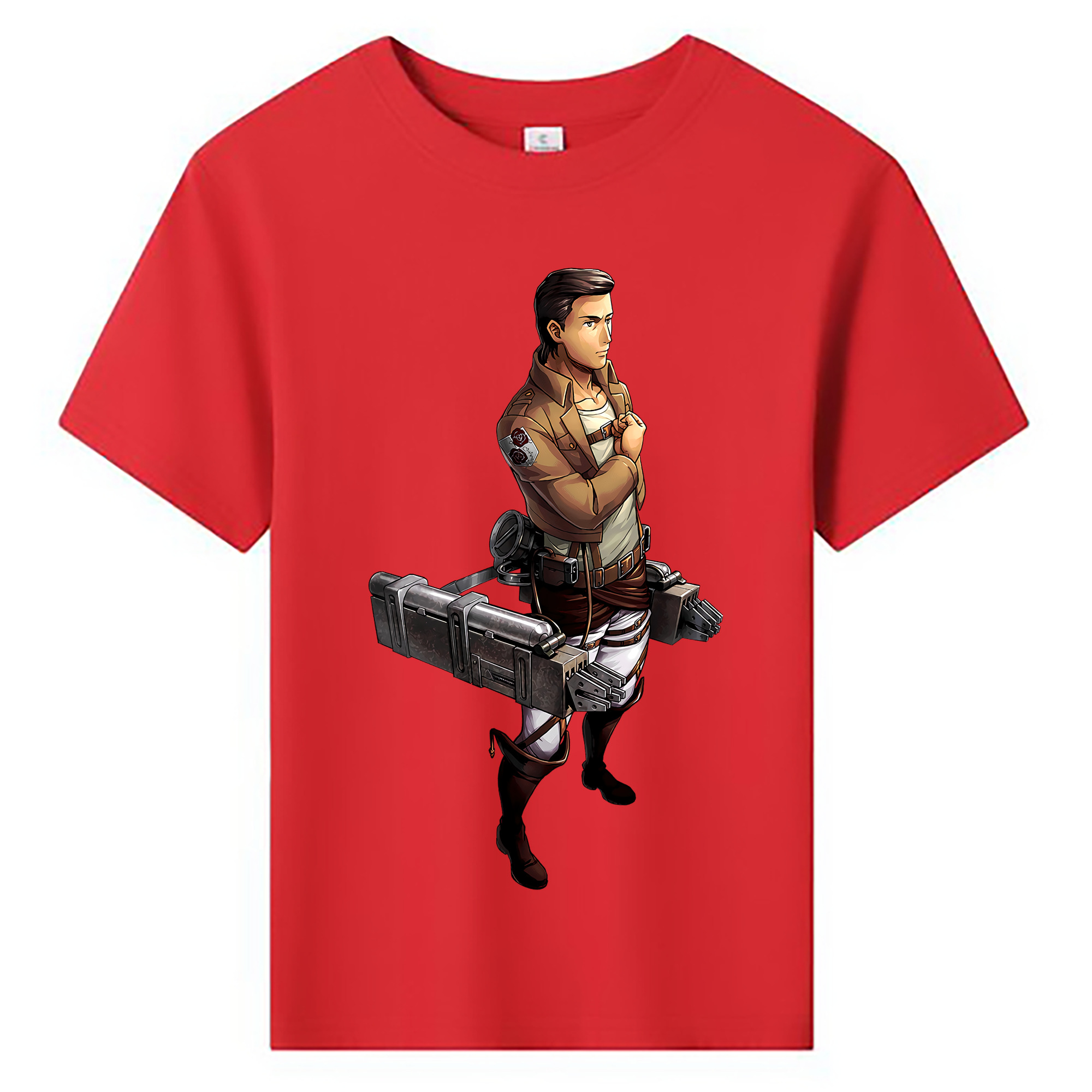 （画像用） 進撃の巨人 Attack on Titan 綿100％キッズTシャツ（フロントプリント）