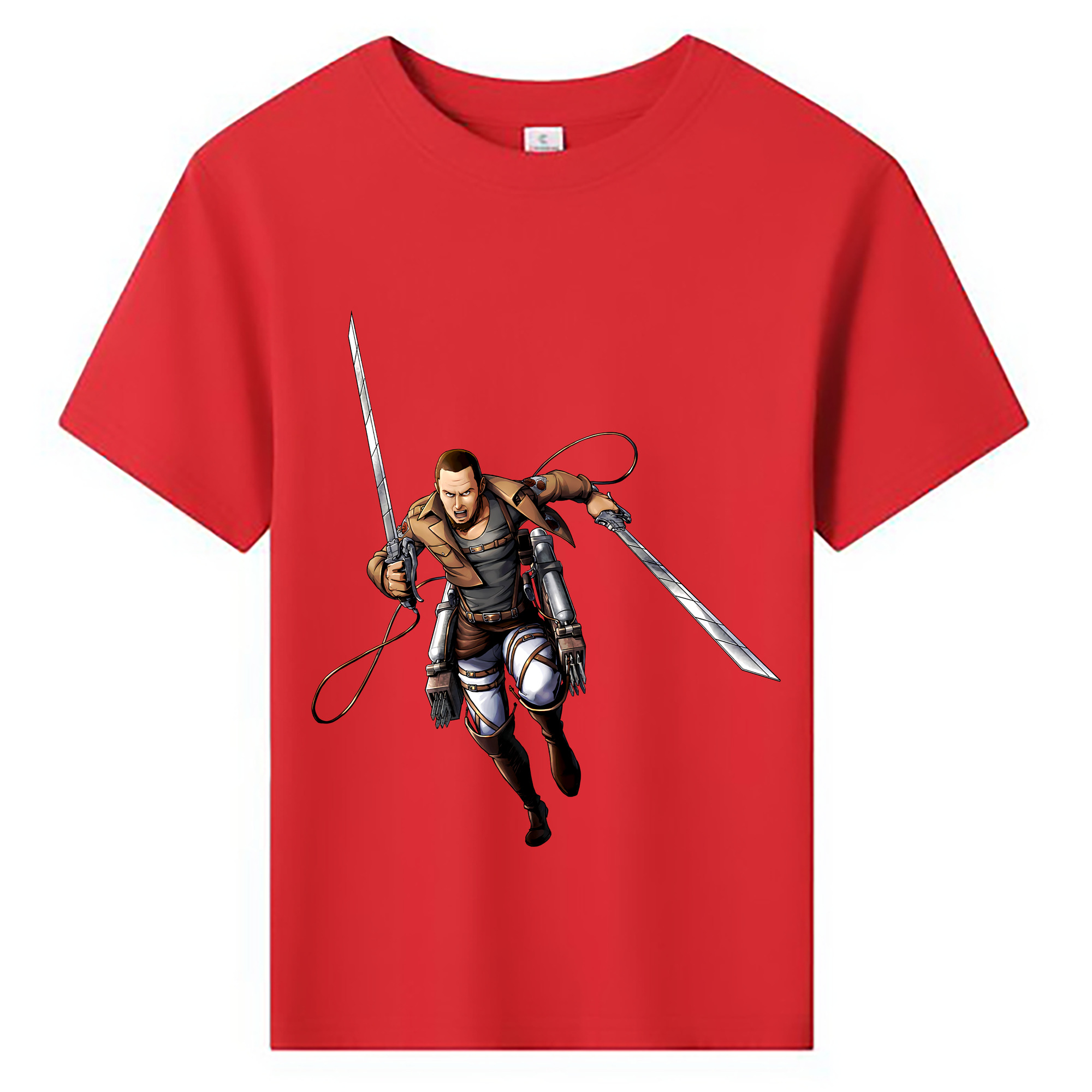 （画像用） 進撃の巨人 Attack on Titan 綿100％キッズTシャツ（フロントプリント）