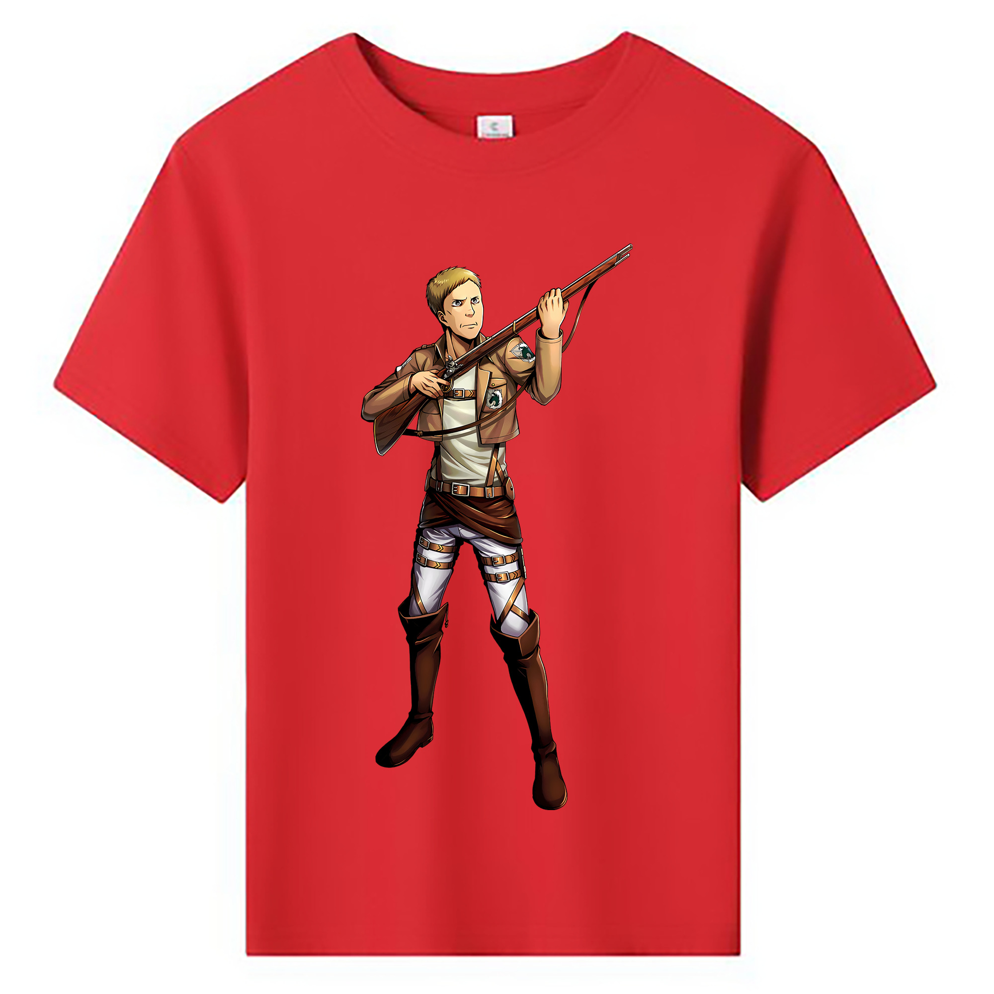 （画像用） 進撃の巨人 Attack on Titan 綿100％キッズTシャツ（フロントプリント）