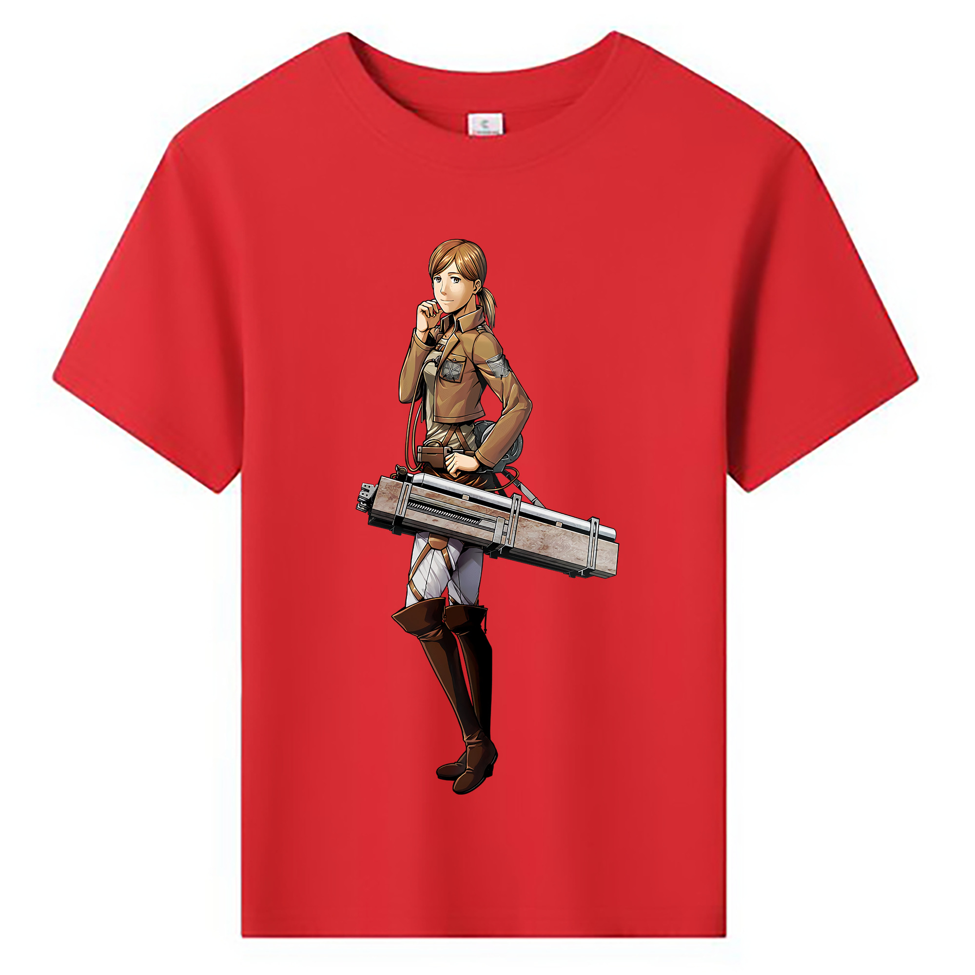 （画像用） 進撃の巨人 Attack on Titan 綿100％キッズTシャツ（フロントプリント）