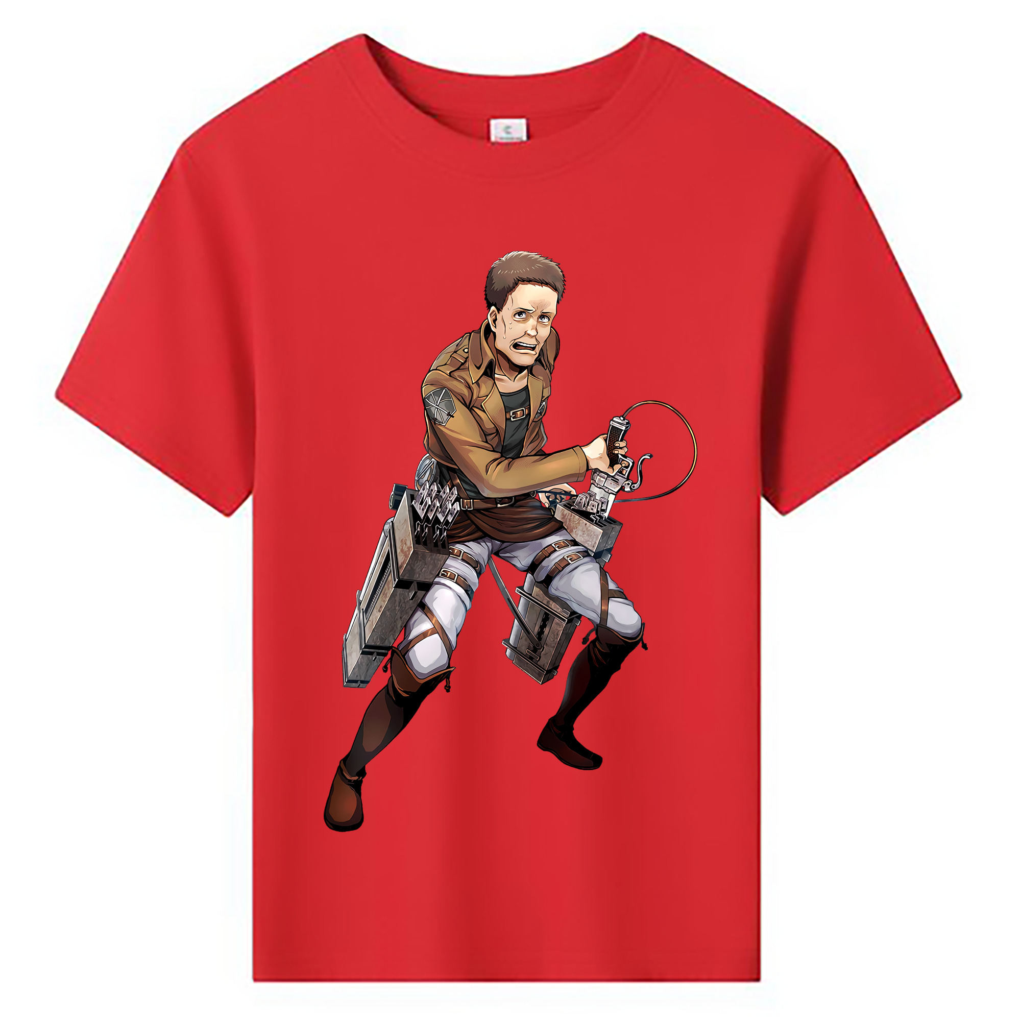 （画像用） 進撃の巨人 Attack on Titan 綿100％キッズTシャツ（フロントプリント）