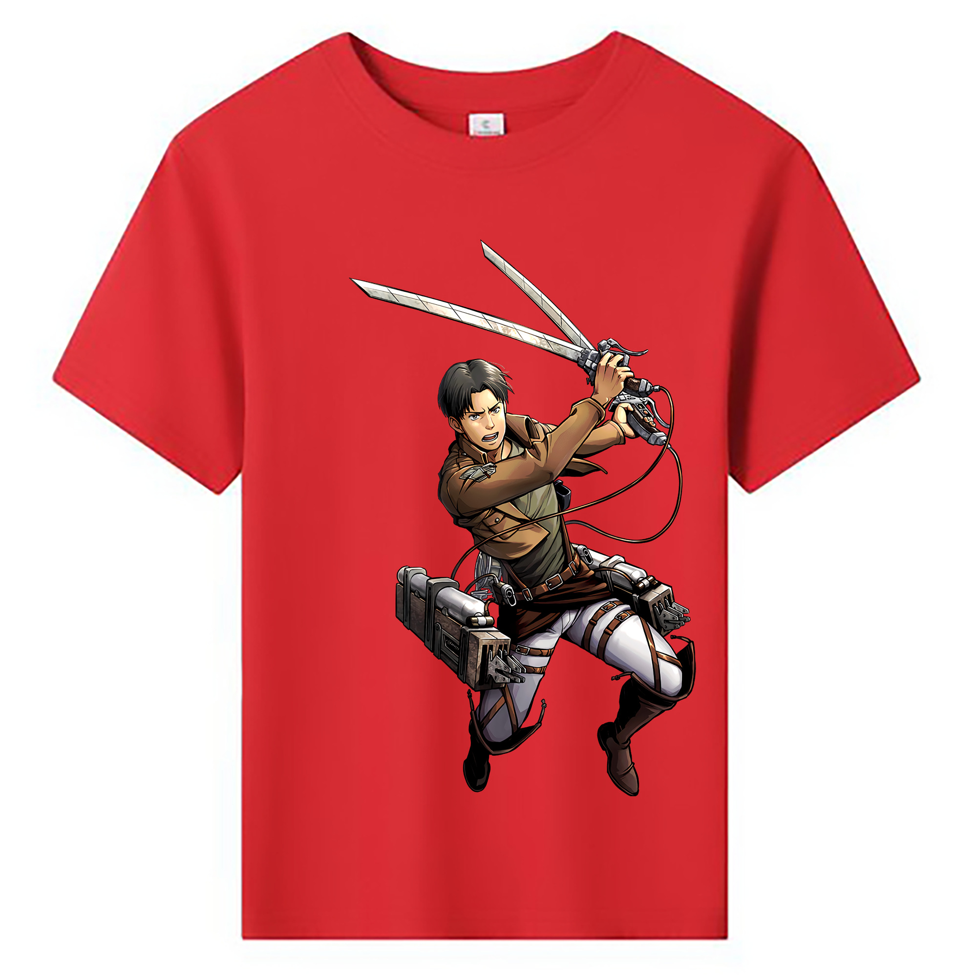（画像用） 進撃の巨人 Attack on Titan 綿100％キッズTシャツ（フロントプリント）